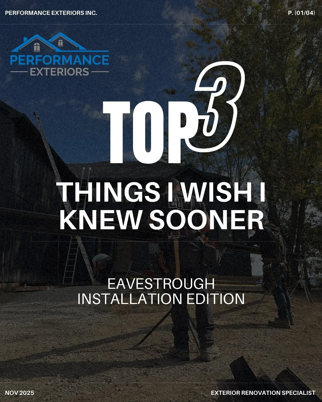 After many years of installing &amp; a few call backs, here is a few examples of what I&rsquo;ve learnt.

Have any to add?
What&rsquo;s been the biggest tip or lesson you&rsquo;ve learned the hard way?

#ColdwaterExteriorRenovations #Performanceexter