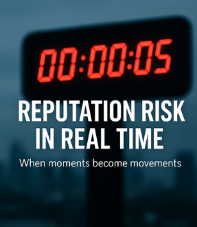 Reputation Risk in Real Time