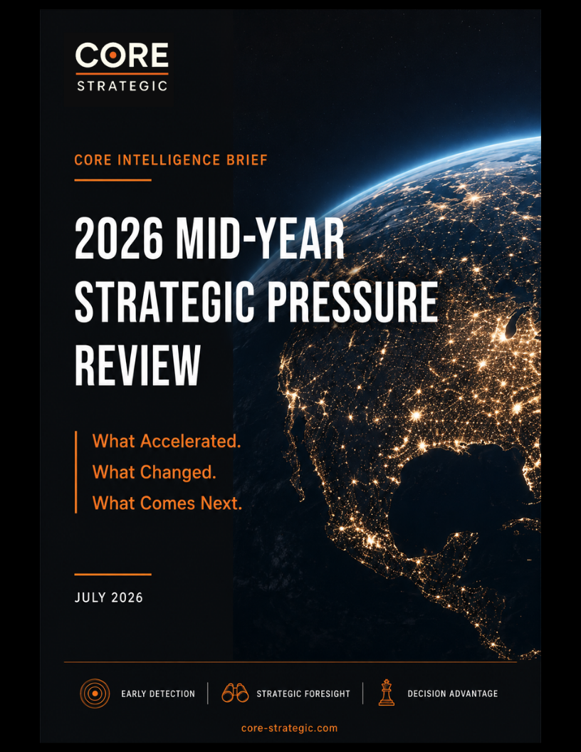 The Pressures Defining 2026 Are Already Taking Shape