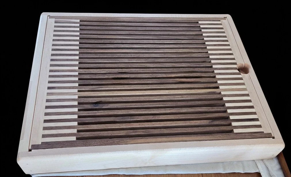Bread Board with crumb catcher tray