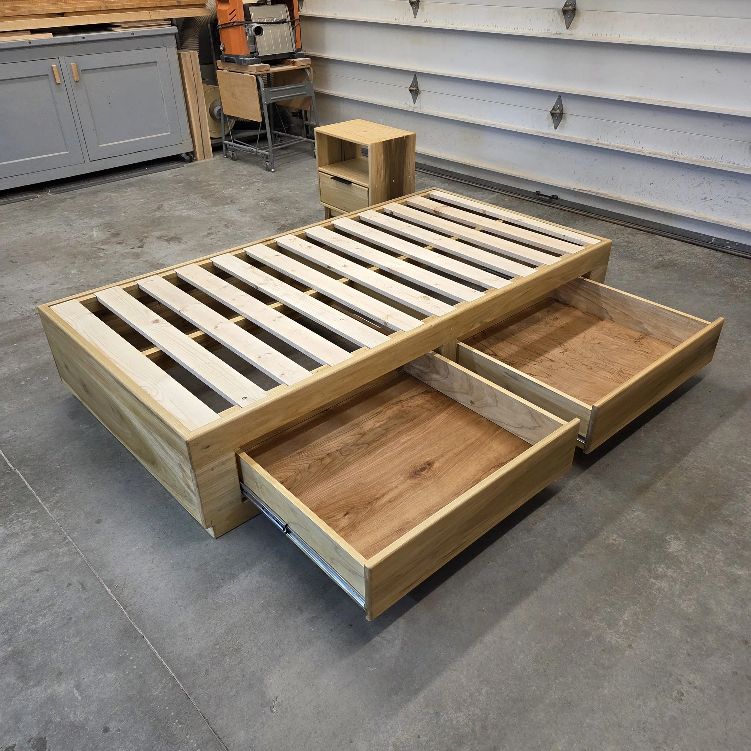 Twin Bed with Storage