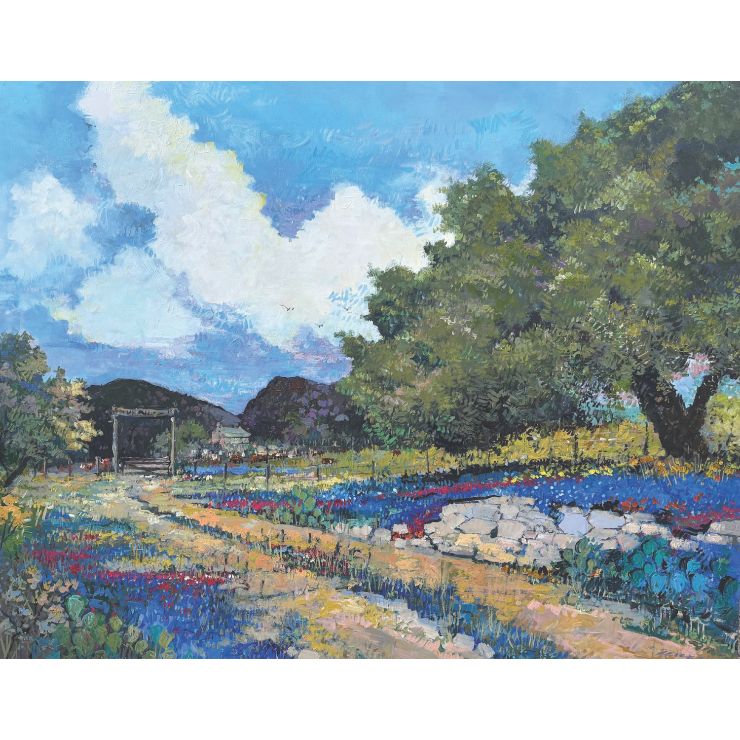 New Hill Country - Click image to see full size painting