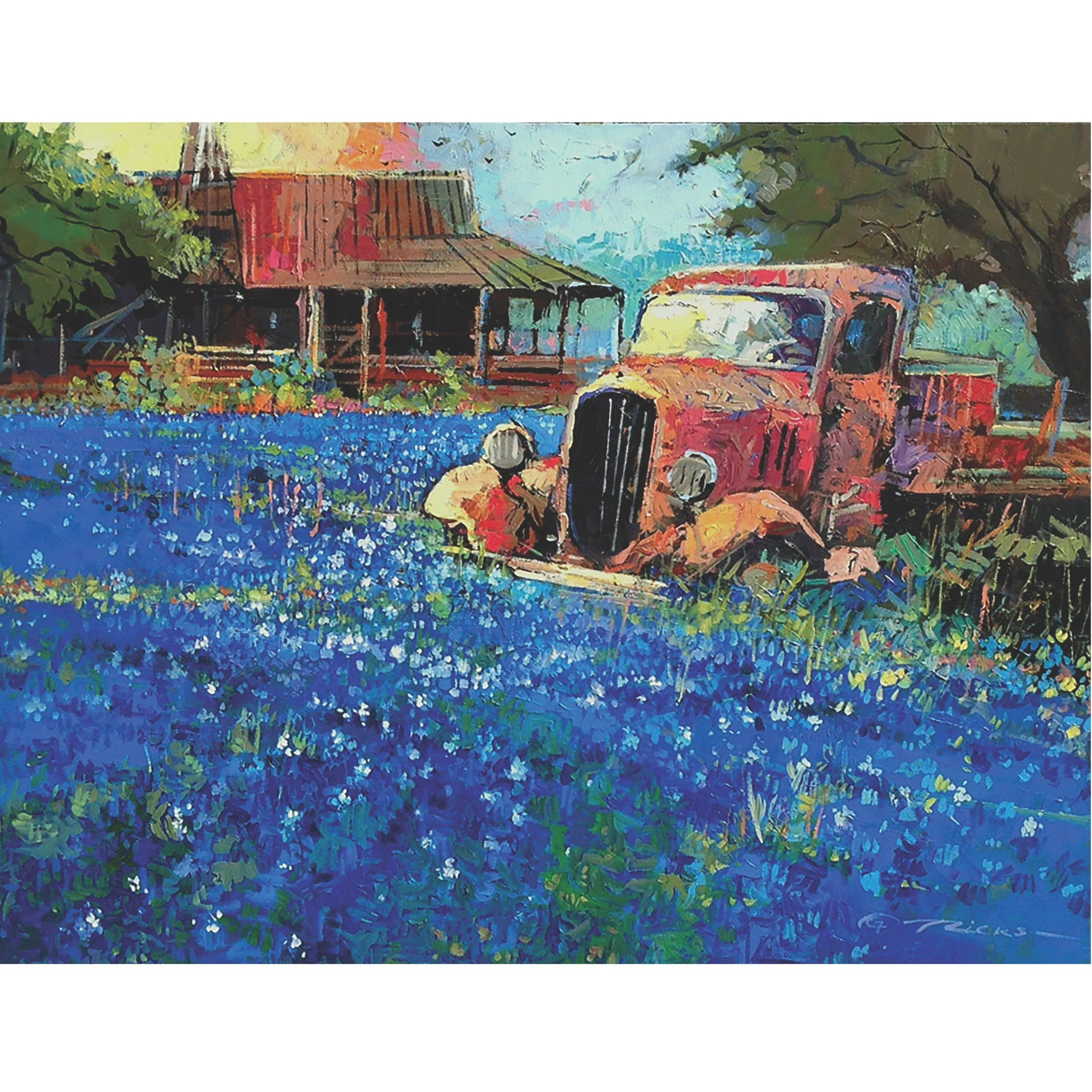 Hill Country - Old Truck & Bluebonnets.jpg