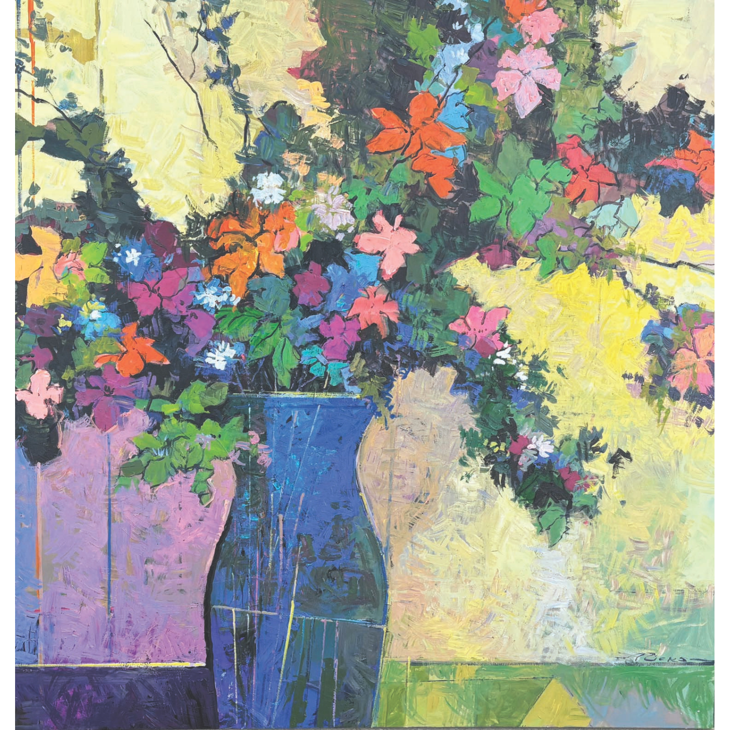 Morning Flowers - Click image to see full size painting