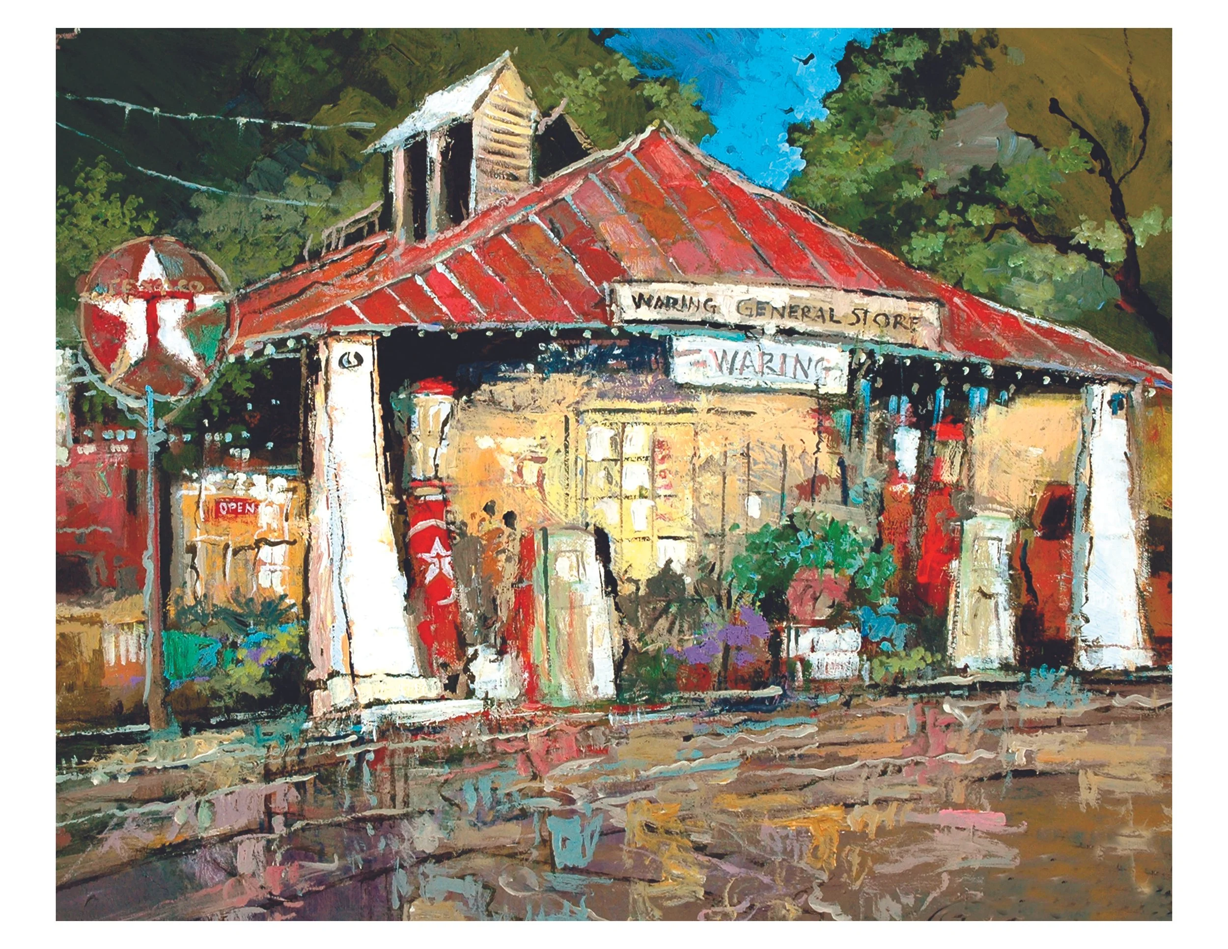 Hill Country Waring General Store - Giclée on paper (small sizes) or canvas (large sizes)