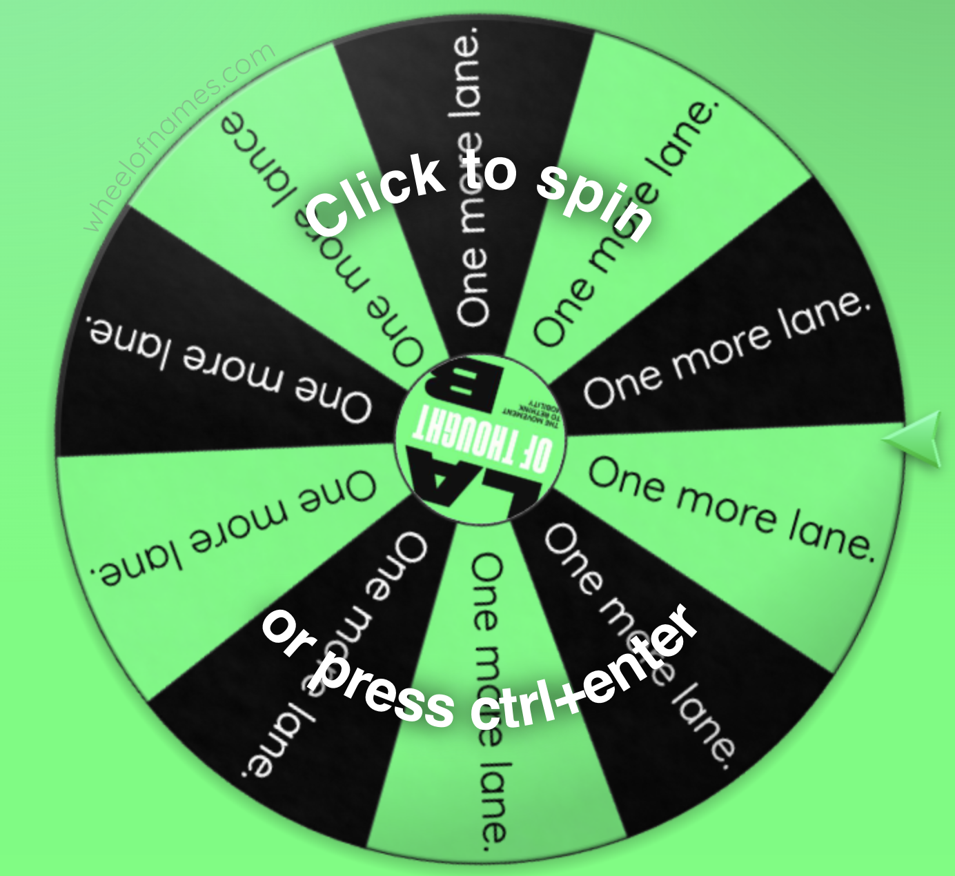 The Wheel of Traffic Engineering