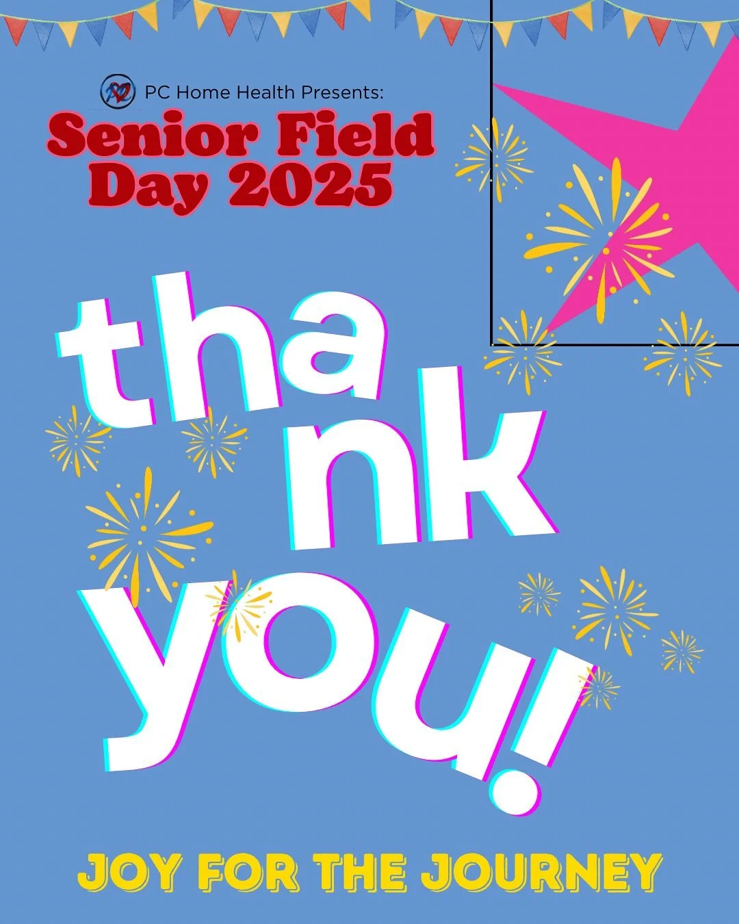A huge THANK YOU 🎉 to all attendees, vendors, sponsors, D.L. Hopkins Senior Center, North Texas Food Bank, Kerwin Medical Center, Pinnacle Clinical Research Network and Dallas Research Institute for making Senior Field Day possible but also a blast!