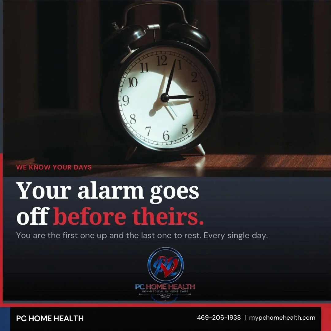Before the sun rises, you&rsquo;re already thinking.

Medications. Appointments. Did they sleep okay? Do they need to be turned? Is the breakfast soft enough? Did the pharmacy call back?

You are the first one up and the last one to rest. Every singl