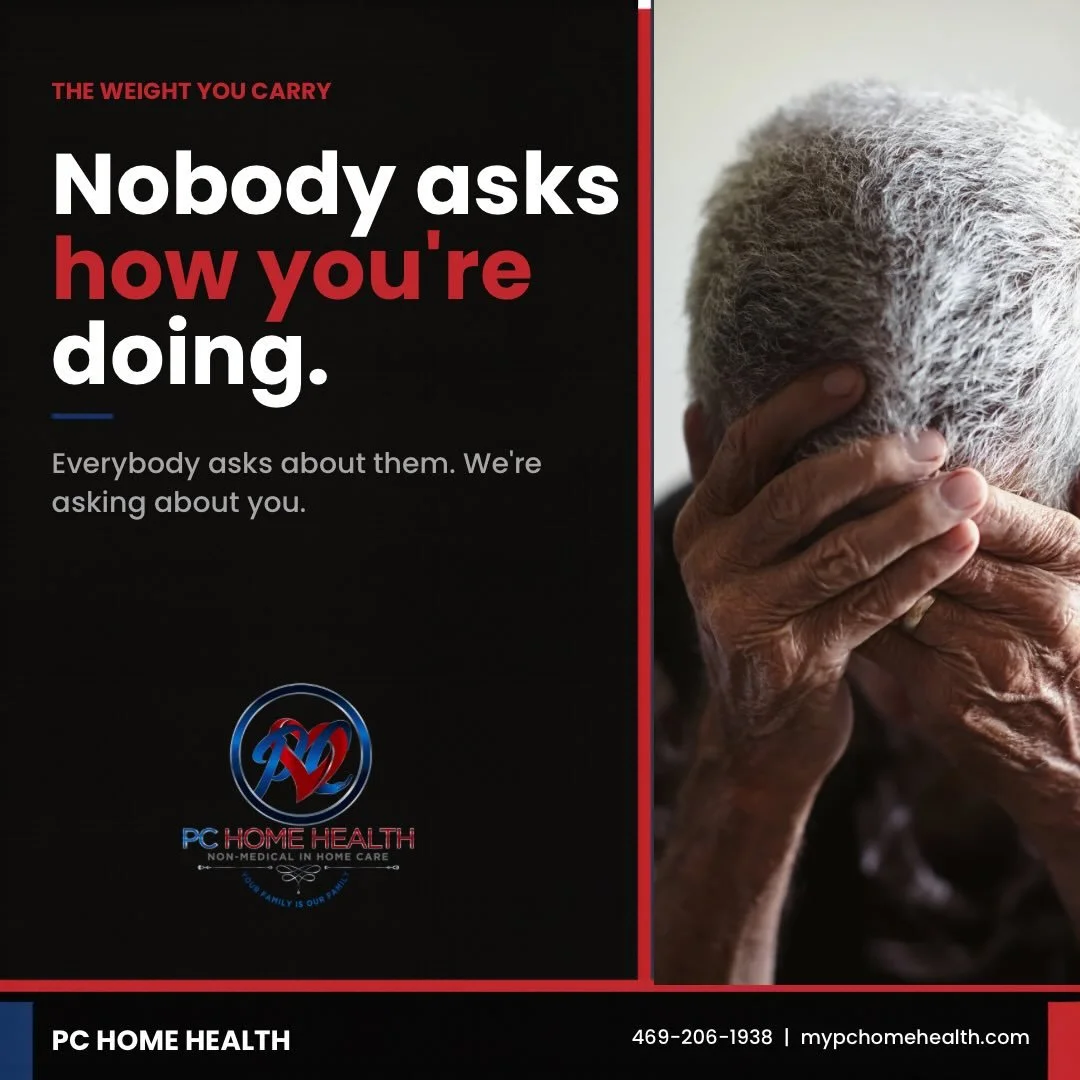 Everybody calls to check on your loved one.

&ldquo;How is Dad doing?&rdquo; &ldquo;How is Mom feeling?&rdquo; &ldquo;Is she eating?&rdquo; &ldquo;Did he go to his appointment?&rdquo;

But nobody asks about you.

How are YOU sleeping? How is YOUR hea