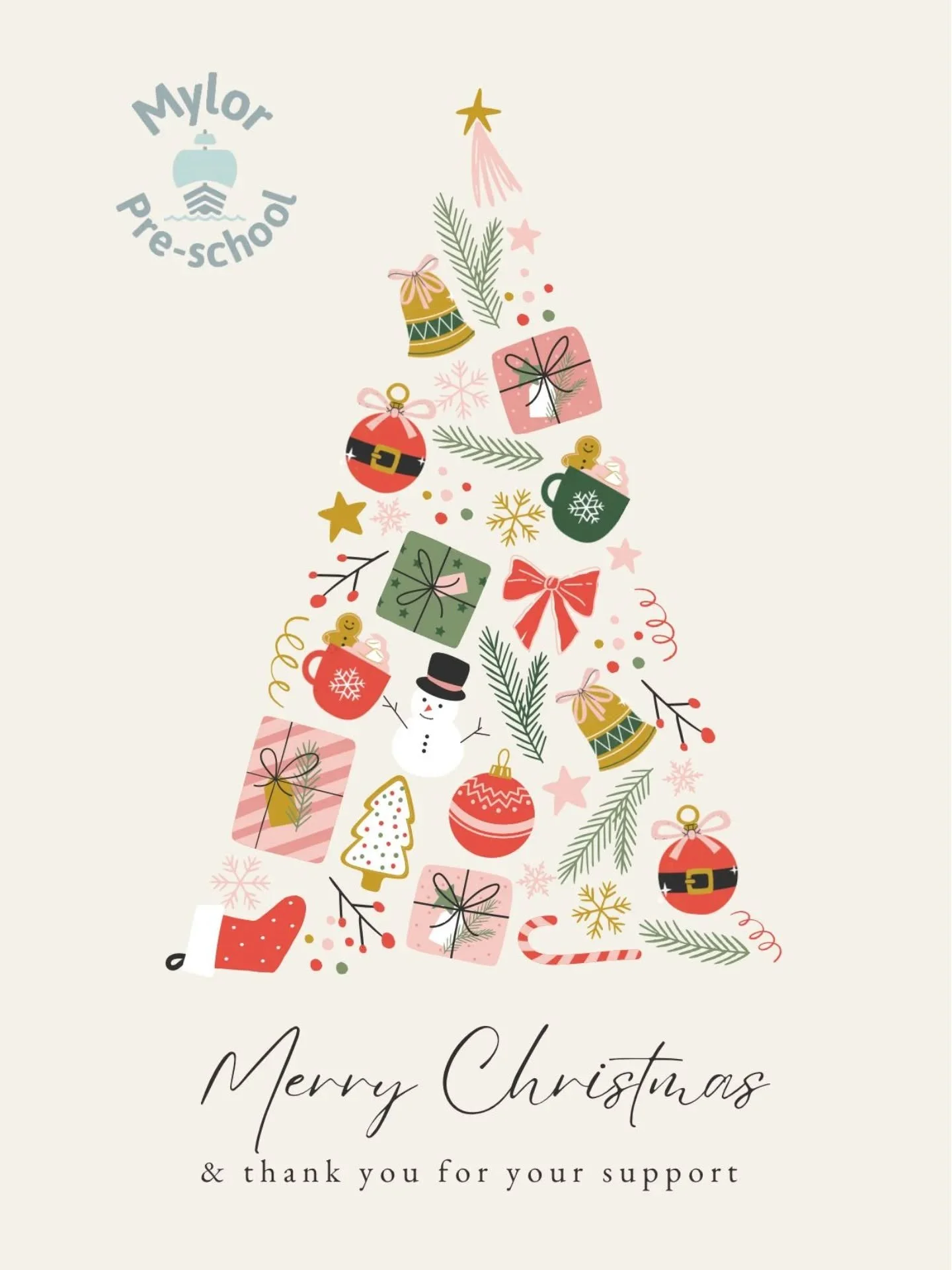 Wishing all of our families a wonderful Christmas and a happy New Year! 🎄⛄ See you all back again on Monday 5th January! 

#mylorpreschool #mylorbridge