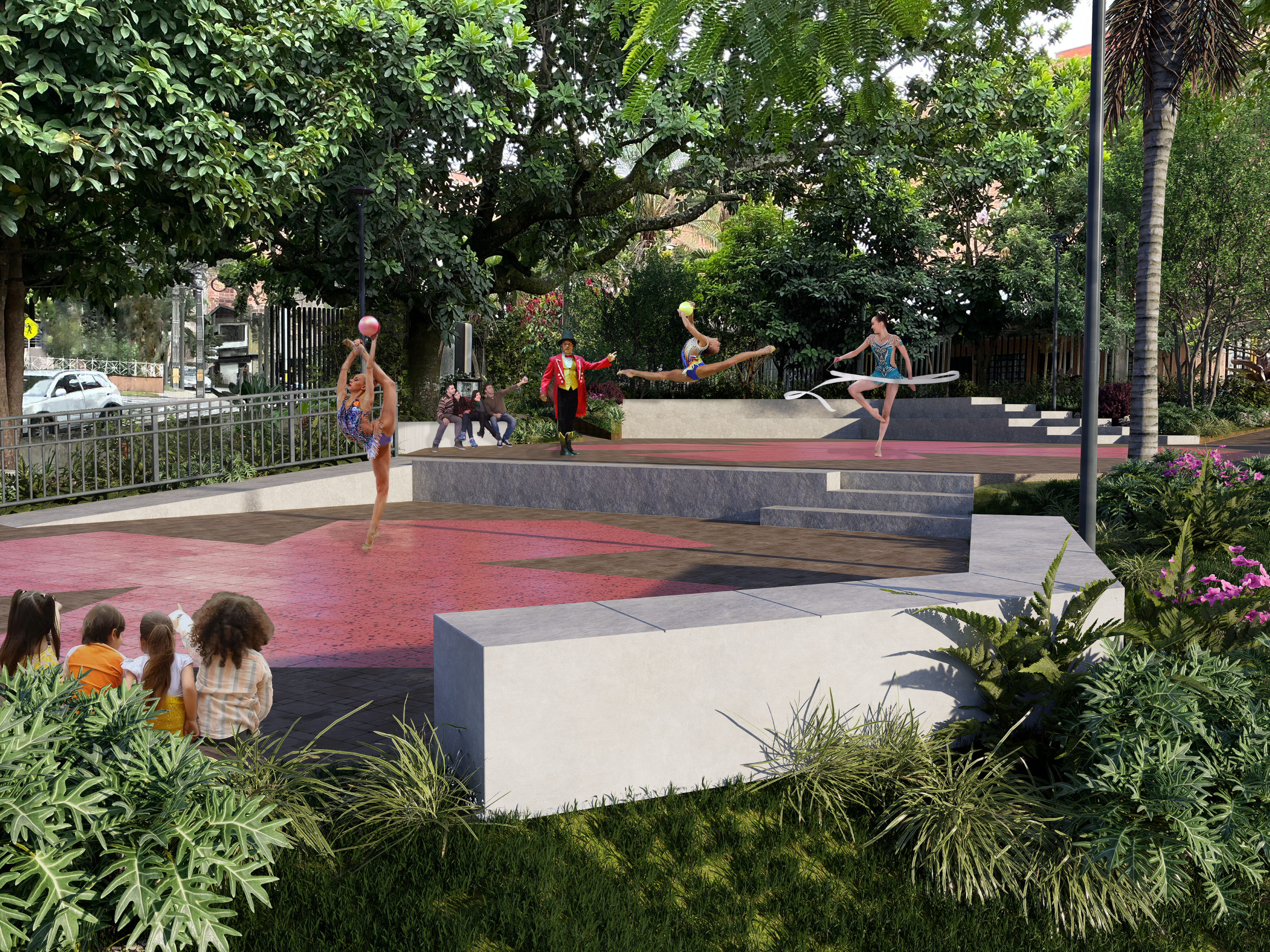 Imaginario del estado del parque de las Ilusiones después de la intervención