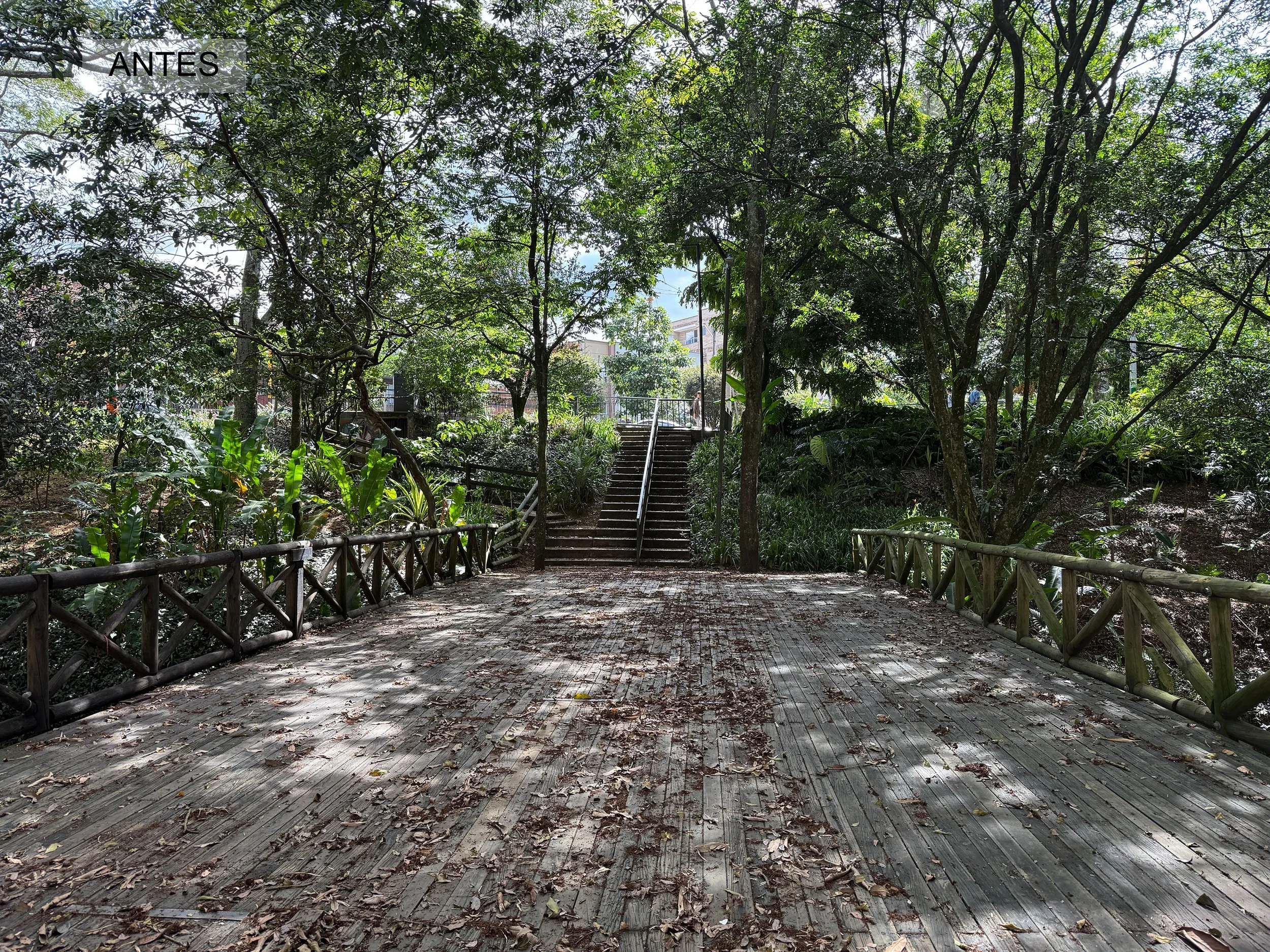 Imaginario interior del puente antes de intervención.