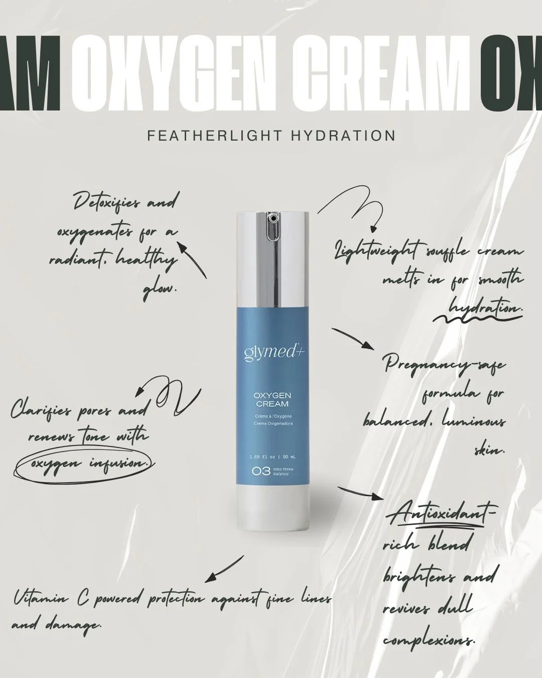 This featherlight souffl&eacute; infuses oxygen into the skin to detox, brighten, and hydrate while minimizing pores and softening fine lines. Packed with stable Vitamin C, grapefruit, and nasturtium extract, it protects, renews, and leaves skin glow