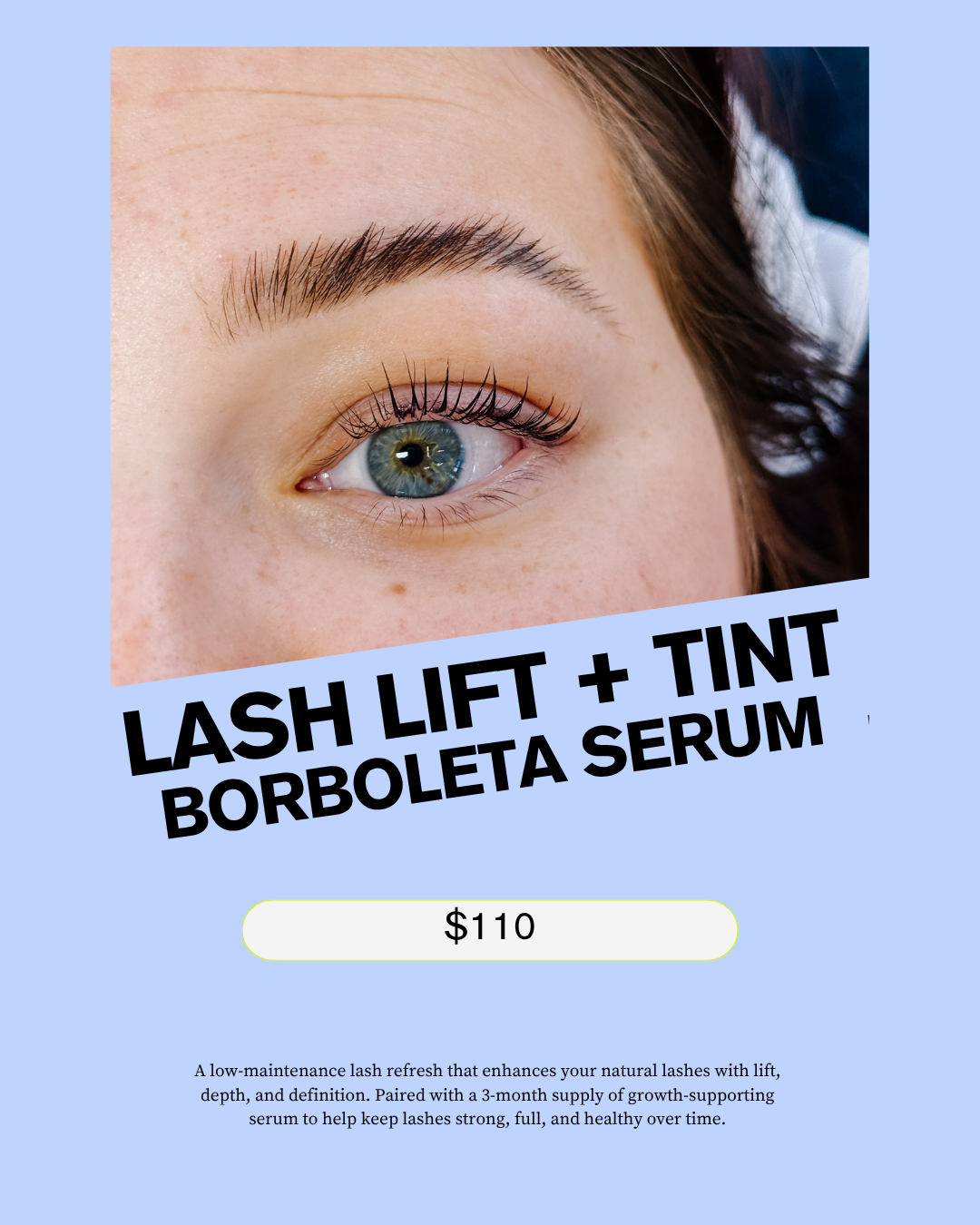 LASH LIFT + TINTBORBOLETA SERUM - $110