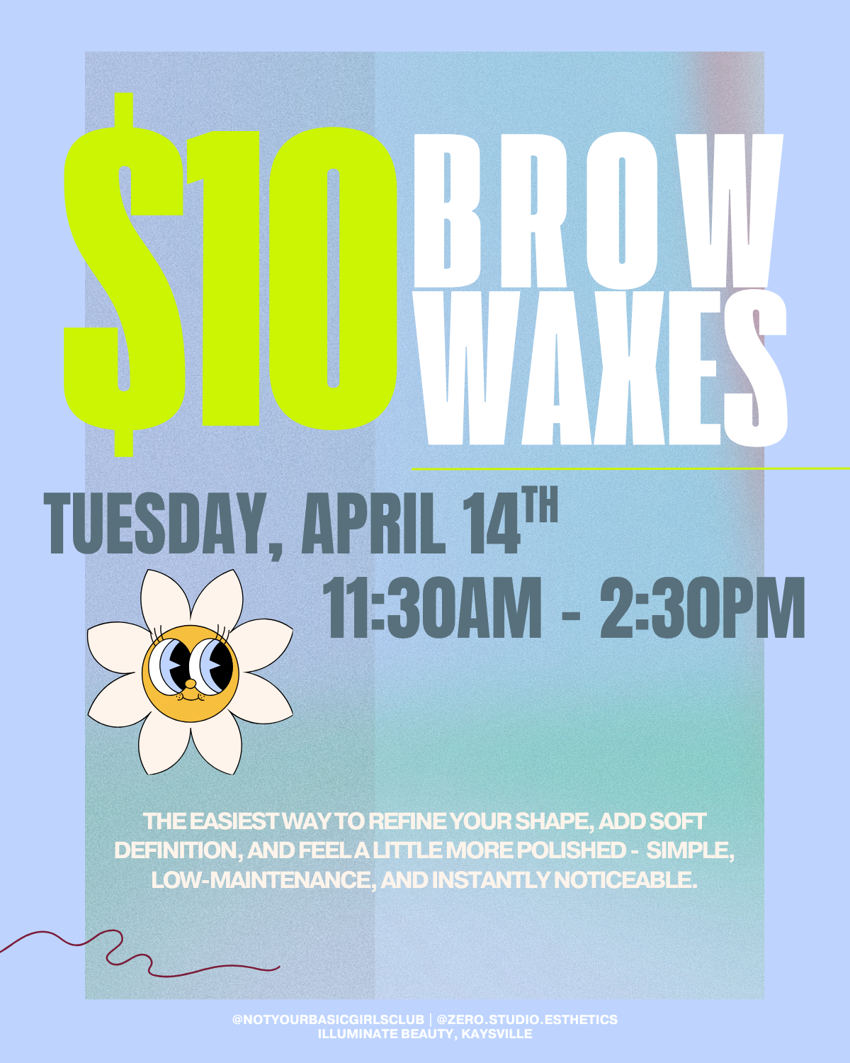 $10 Brow Day | April 14th