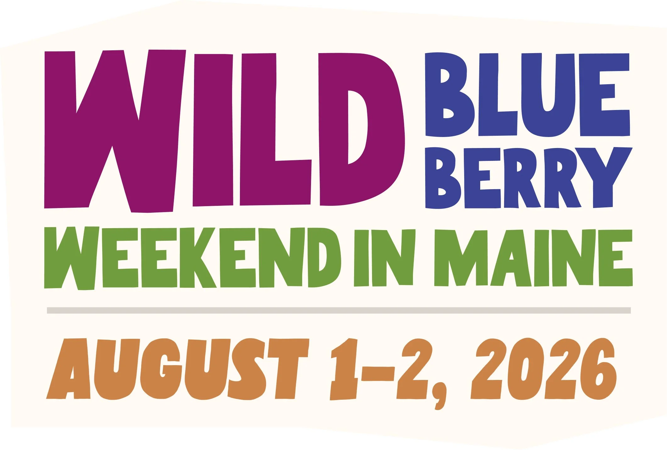 Wild Maine Blueberry Weekend 