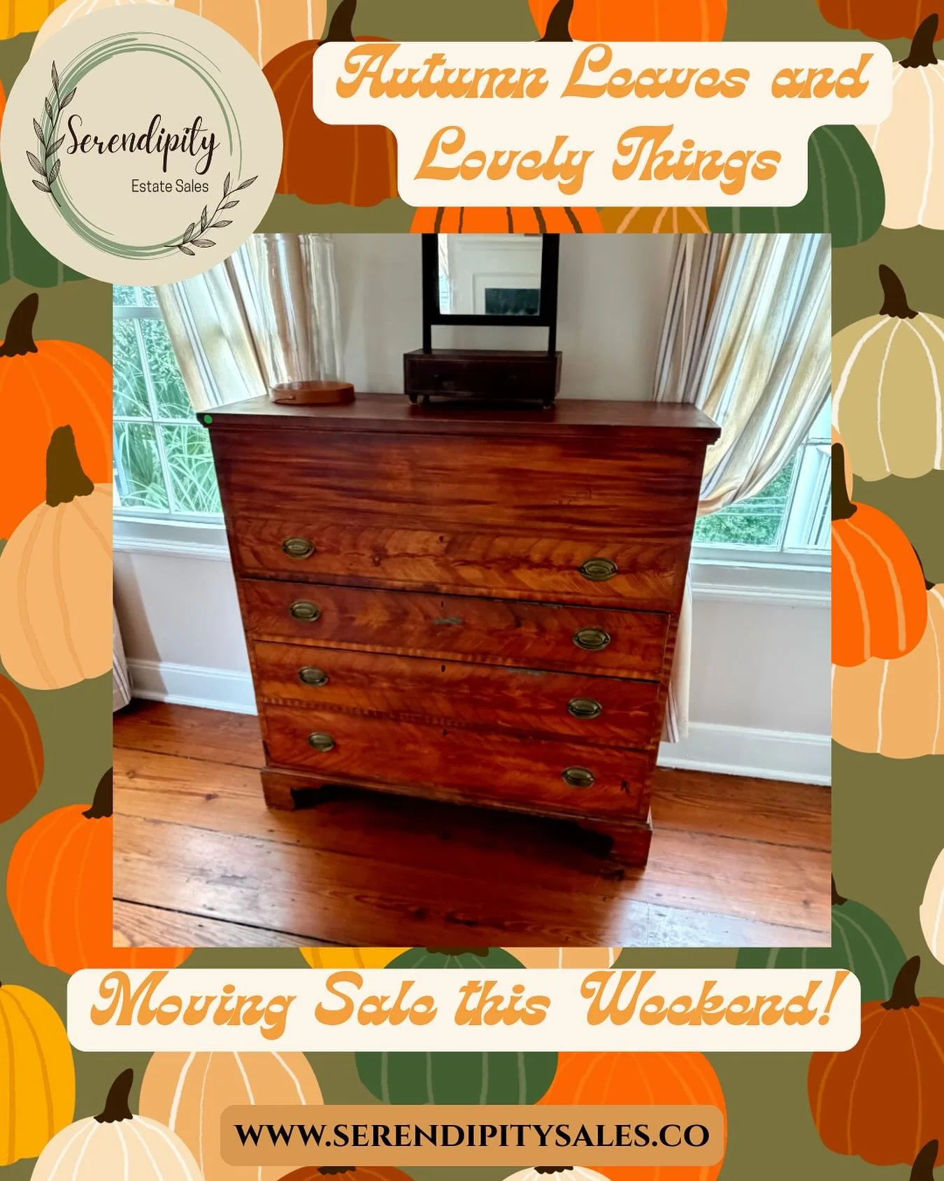 🍂 We don&rsquo;t do pumpkin spice. Around here, &ldquo;fall blend&rdquo; means apple cider and a whisper of bourbon. You know&hellip; for the aroma. Come browse our Moving Sale this weekend and take home something a little cozier than coffee. 🍂
&nb