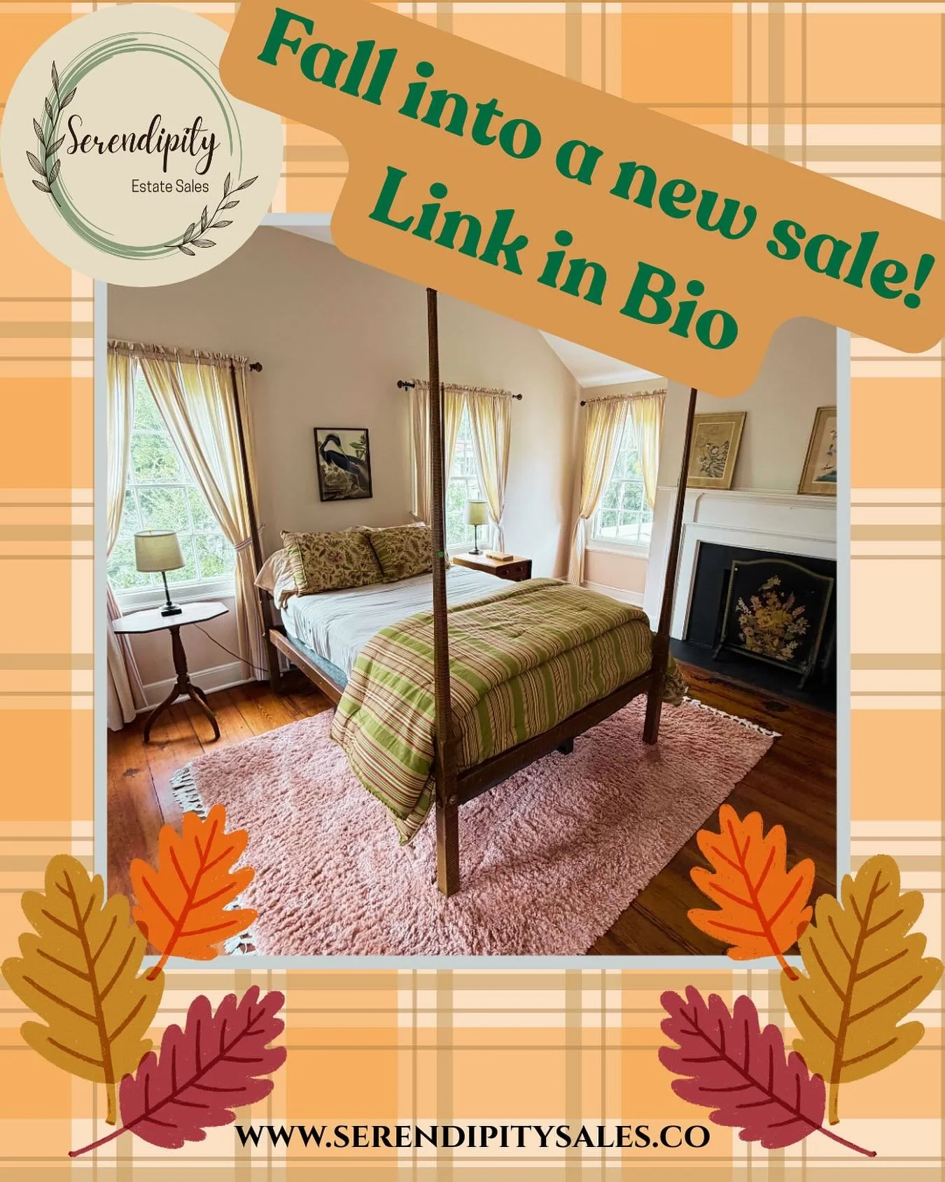 It&rsquo;s that time of year again &mdash; sweaters, soup, and helping our clients let go of half their furniture in the name of &ldquo;fresh starts.&rdquo; 🍂
Moving Sale this weekend &mdash; bring coffee, we&rsquo;ll bring the charm.
&nbsp;
Event D