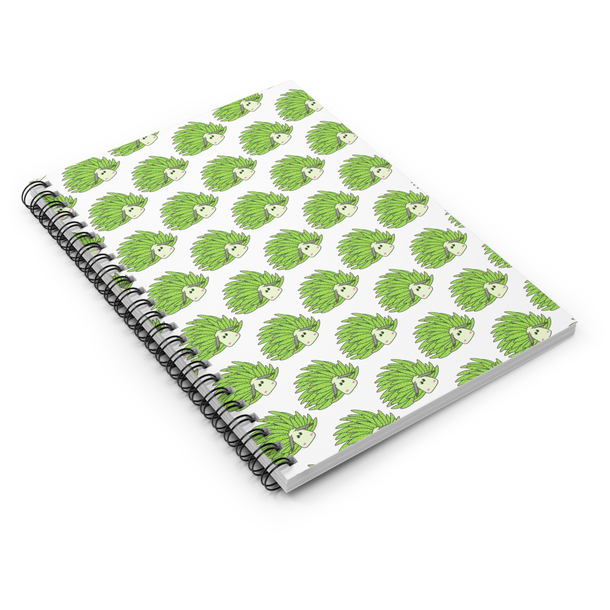 Leaf Sheep Spiral Notebook - Ruled Line
