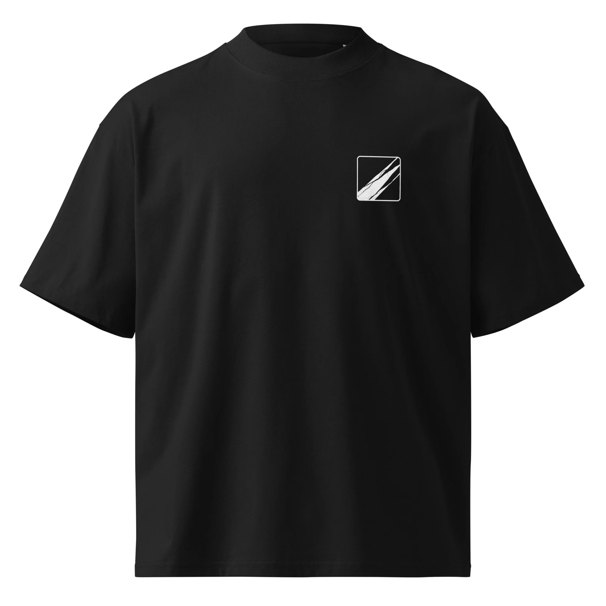 greyscale high neck tee