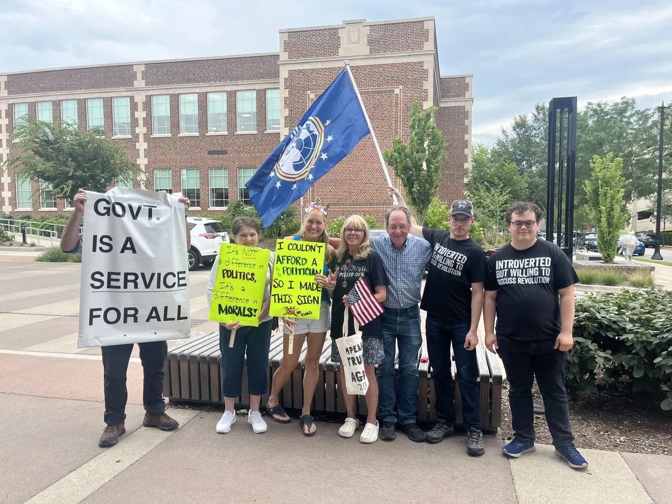 'Good Trouble Lives On' protesters demonstrate at WL library, write letters to voters