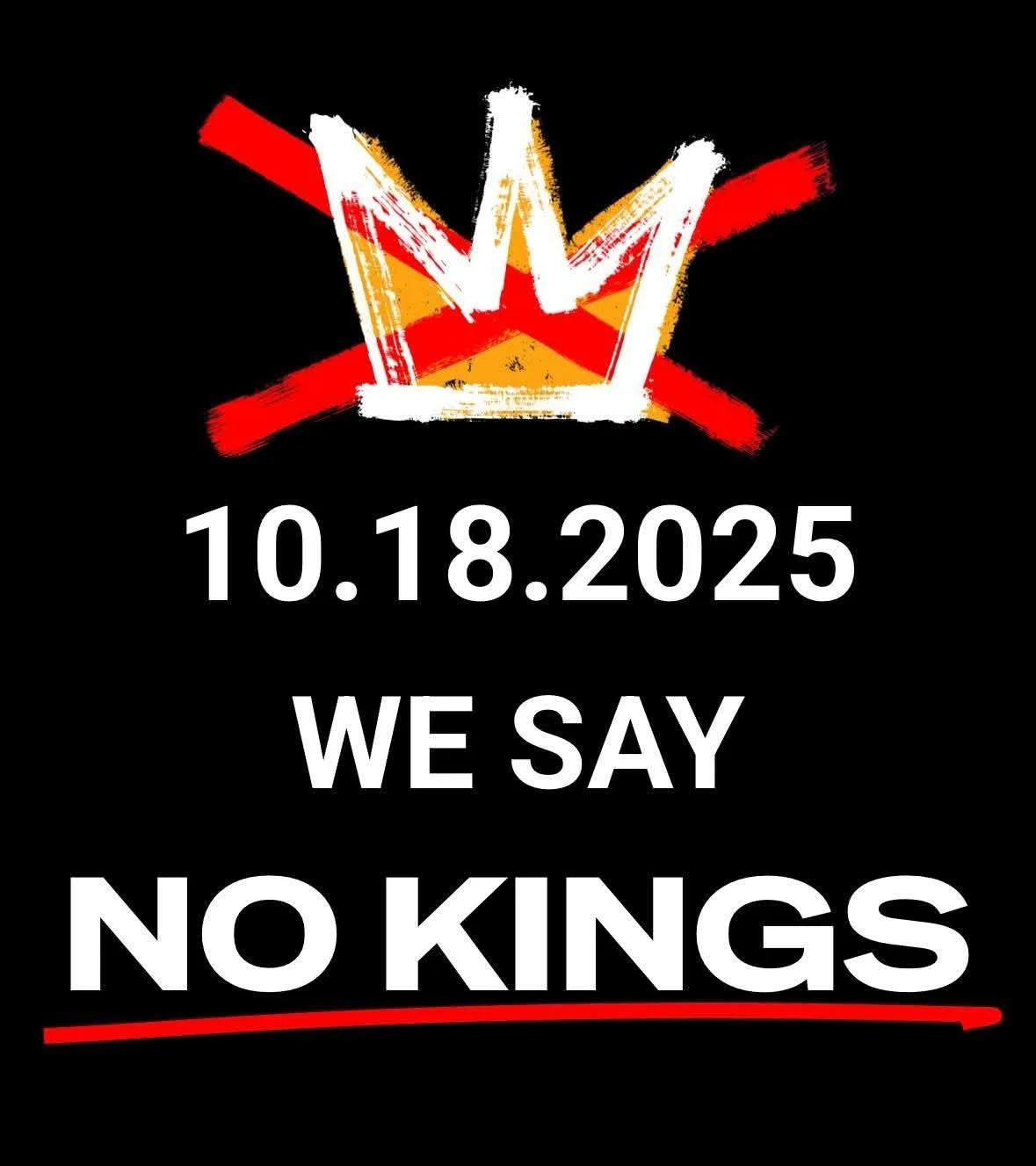 Save the Date - No Kings Protest