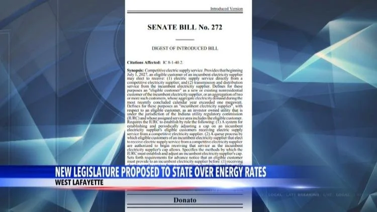 Indiana ranks 7th worst in electric rate increases as lawmakers consider new bill