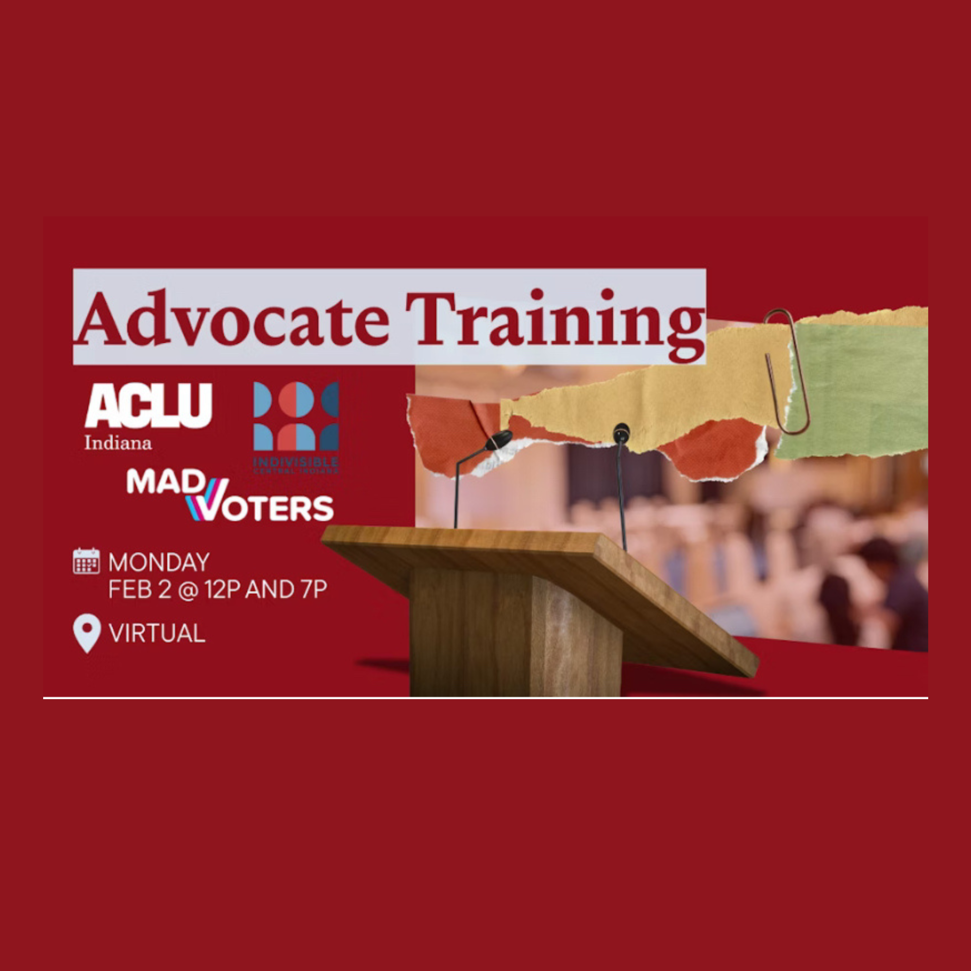 Advocate Training - ACLU/MADVoters