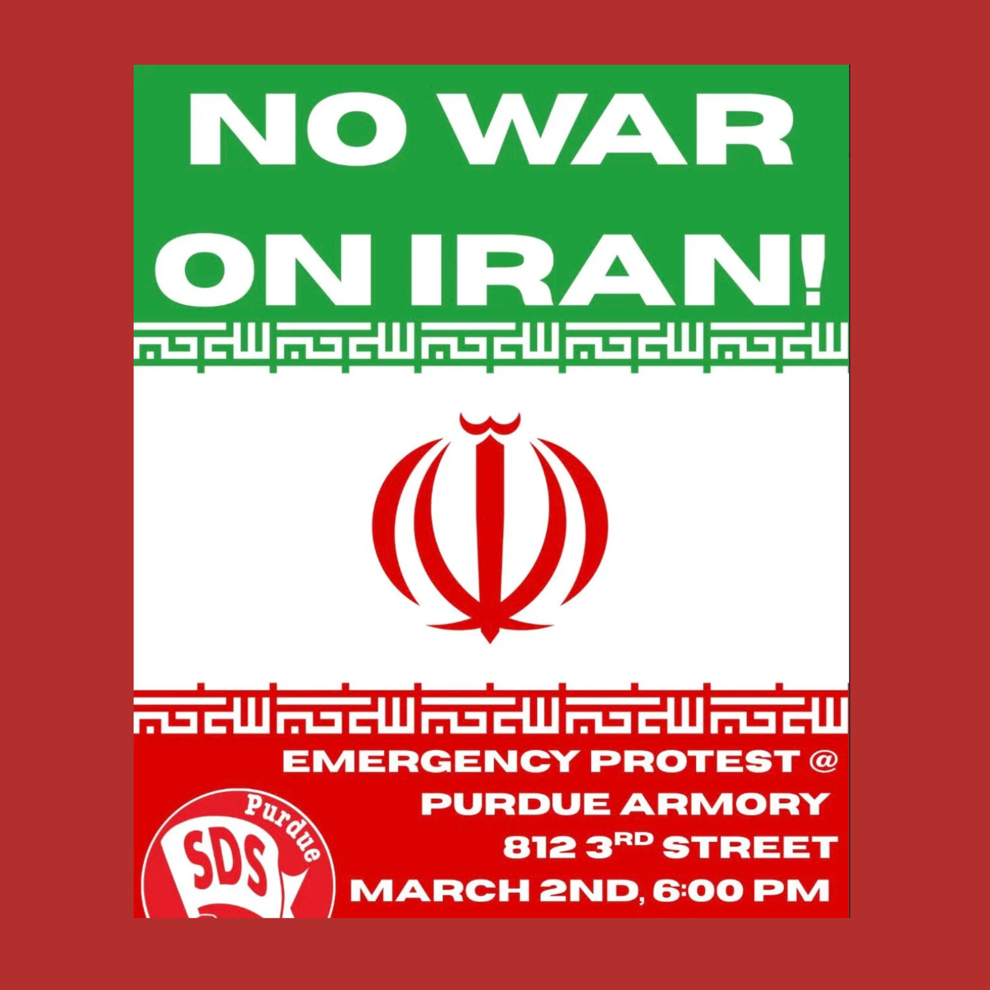 Emergency Protest - No War on Iran