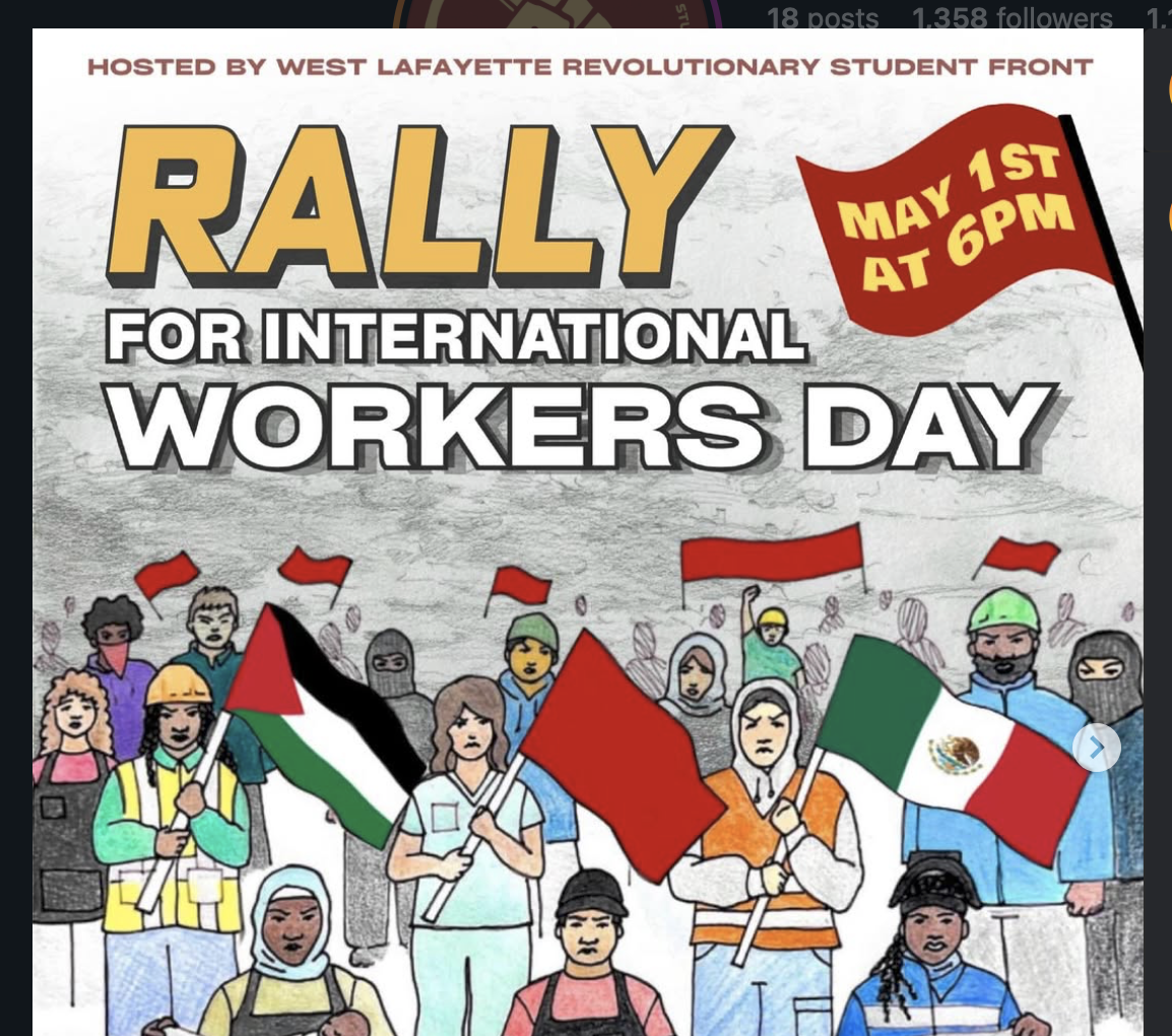 Rally for International Workers Day