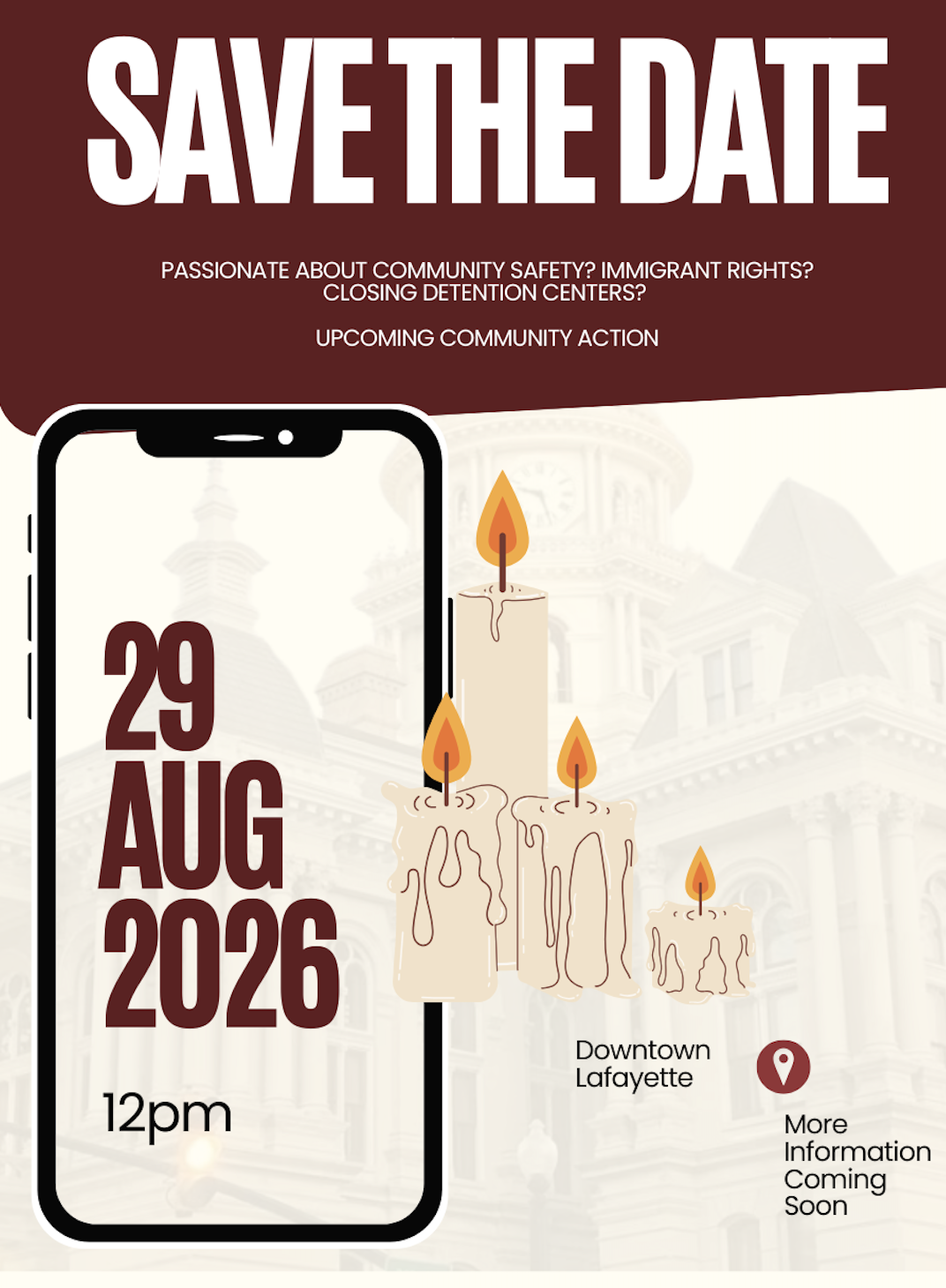 Save the Date - Immigrant Rights Community Action