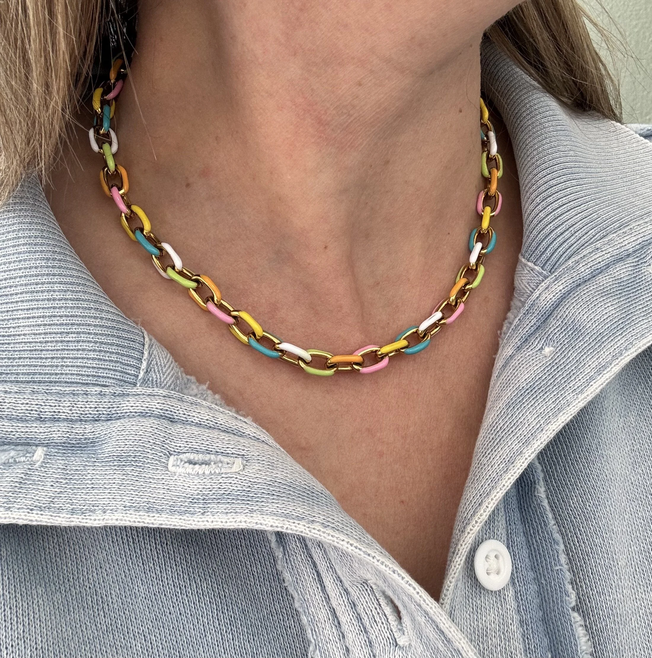 Chunky Color-Pop Necklace