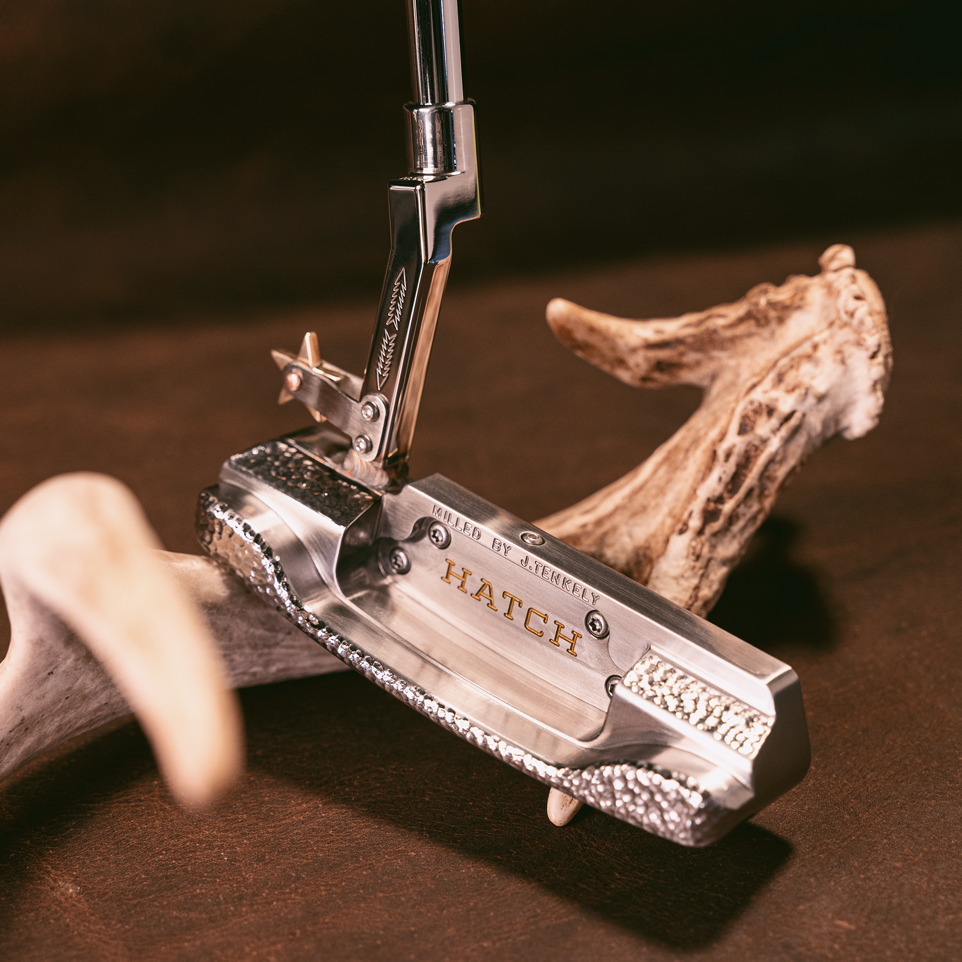 A handcrafted custom putter created by Jonathan Tenkely