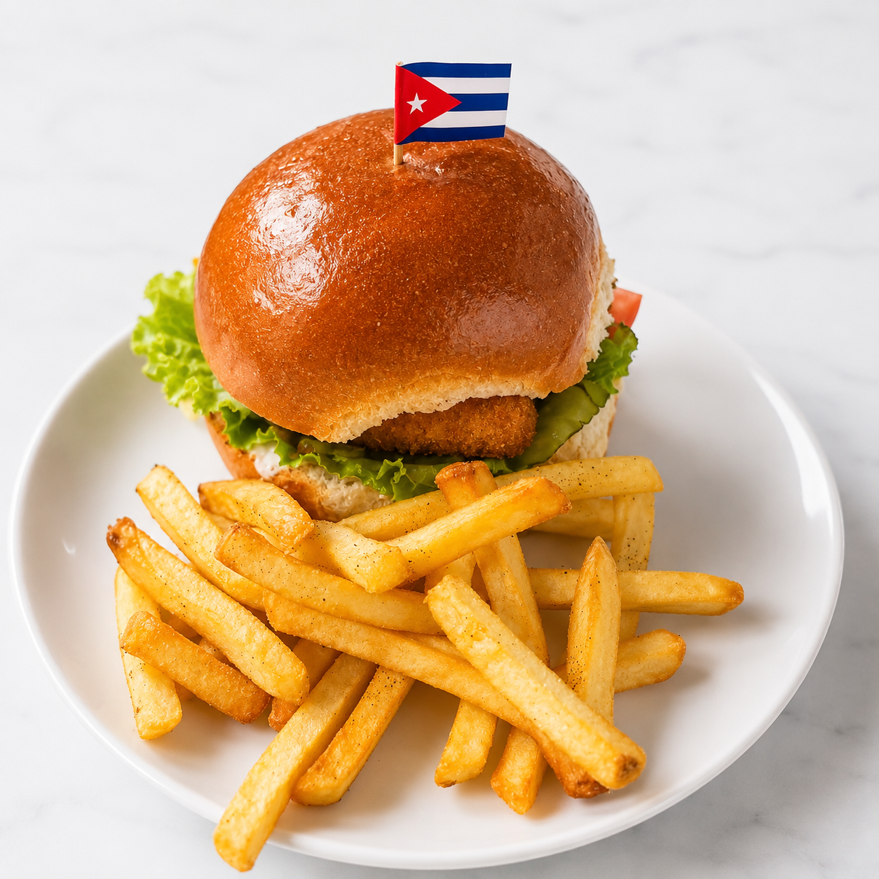 Pan con Croquetas