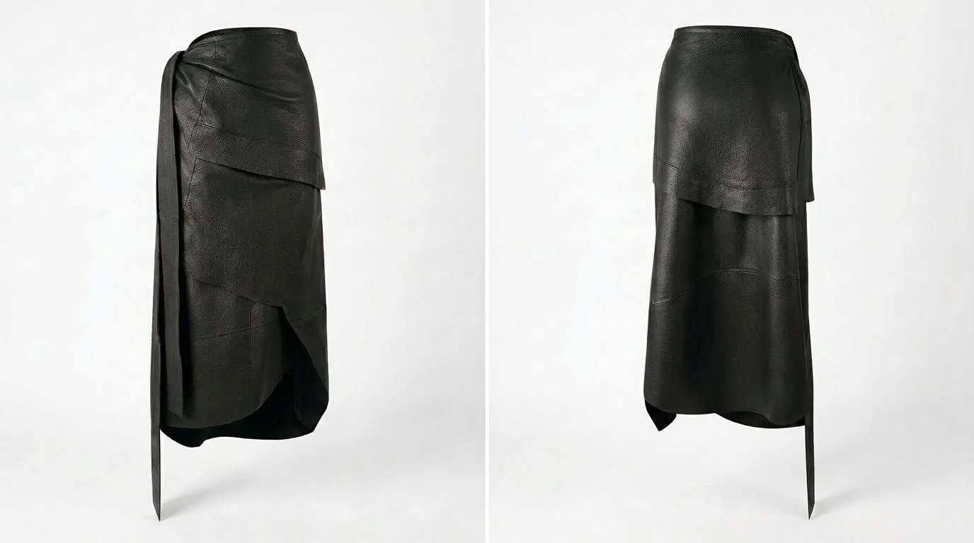 Leather wrap skirt - blk.png