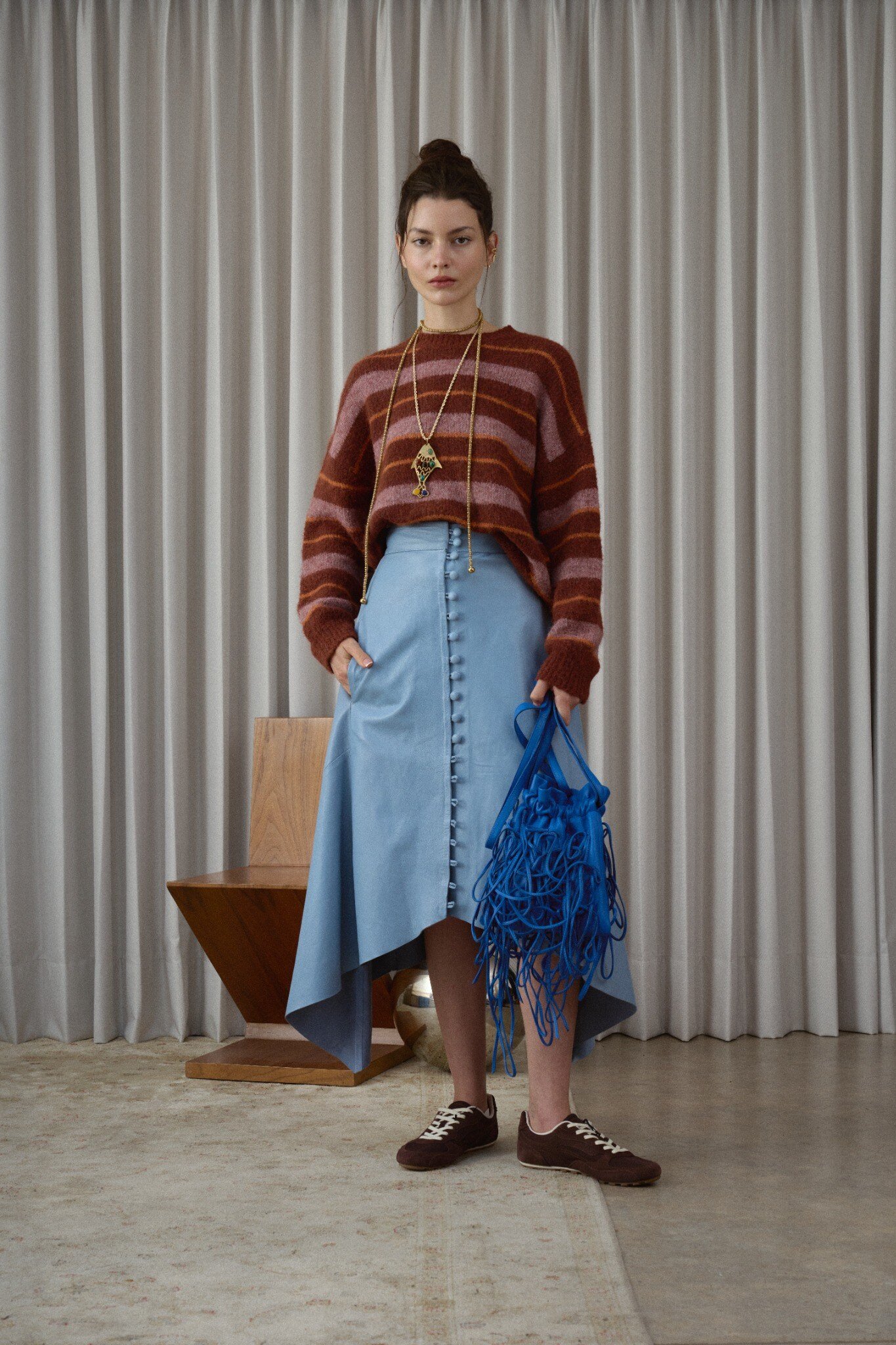 Tangled Morralito Bag — Electric Blue