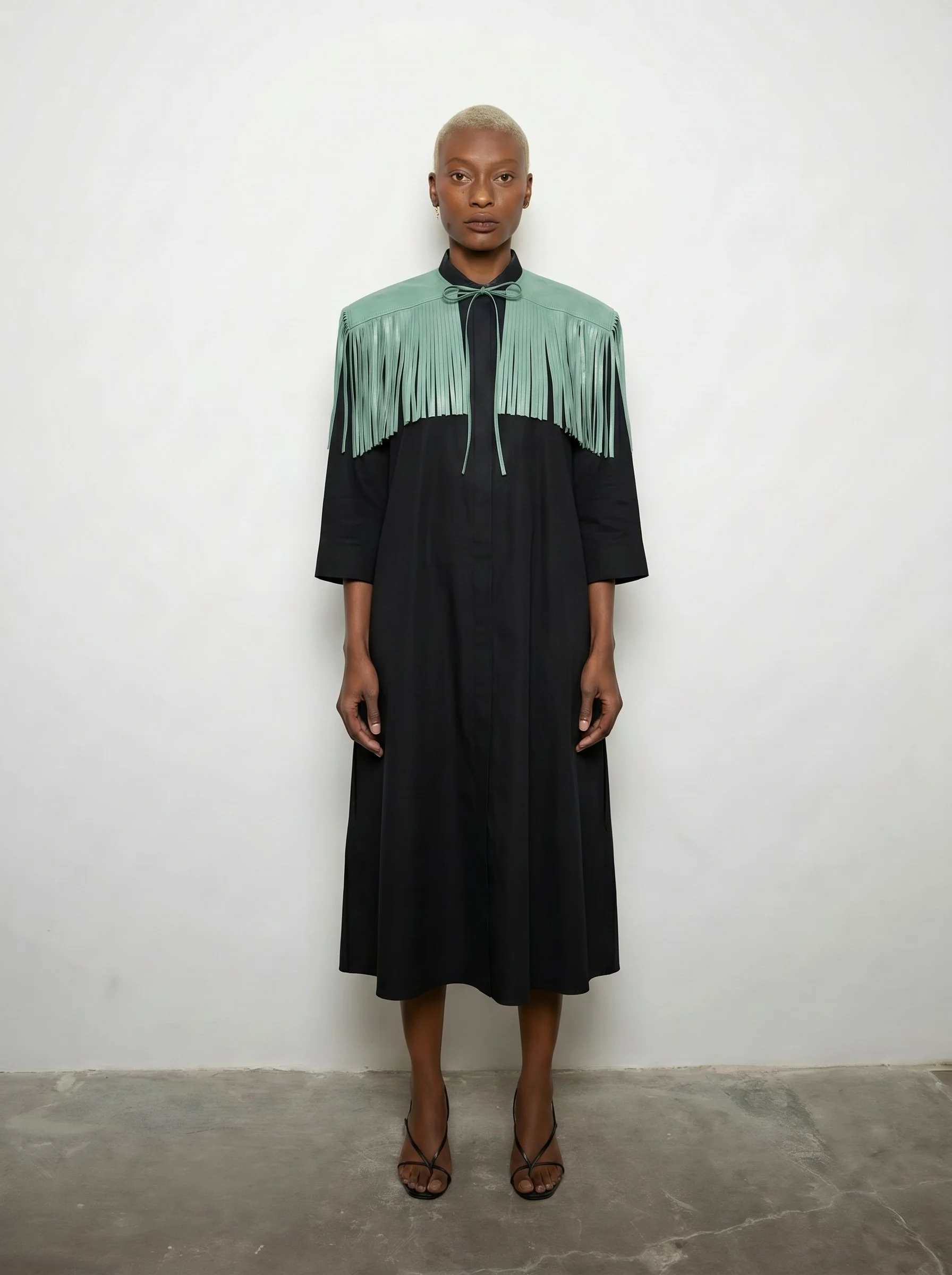 Mint green leather mini cape look(1).png