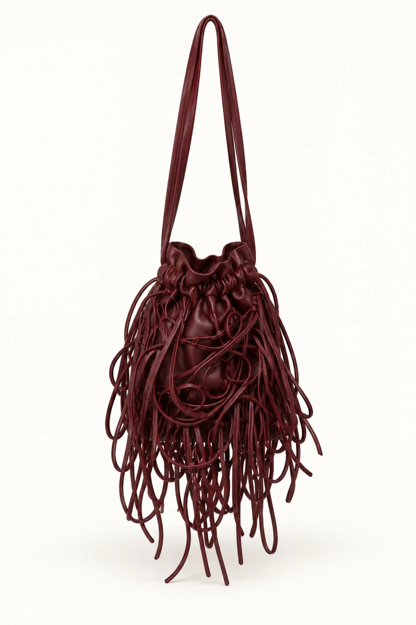 Tangled Morralito Bag — Red Wine