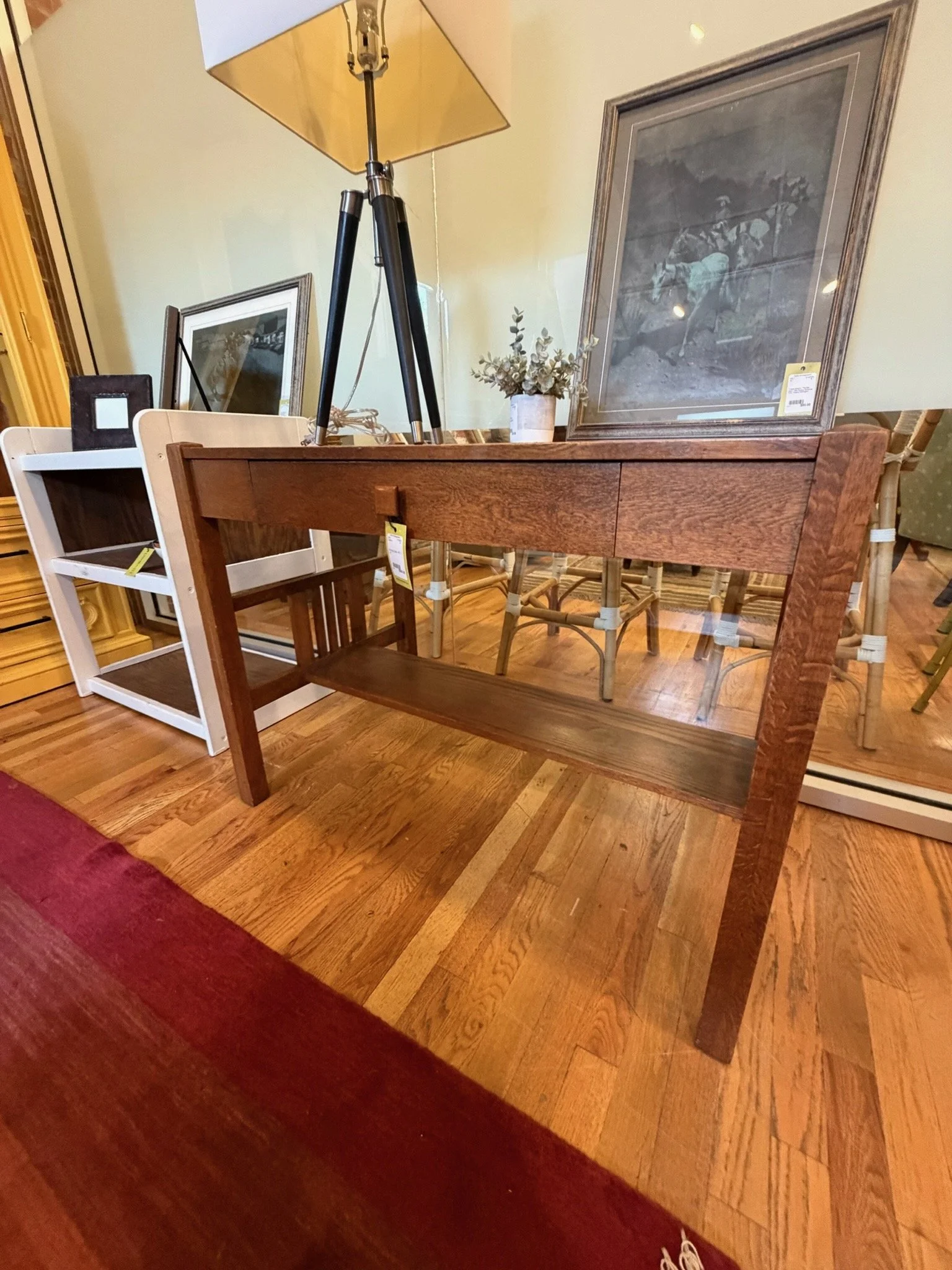 Wooden desk, Stickley,  40%22 x24%22.jpeg