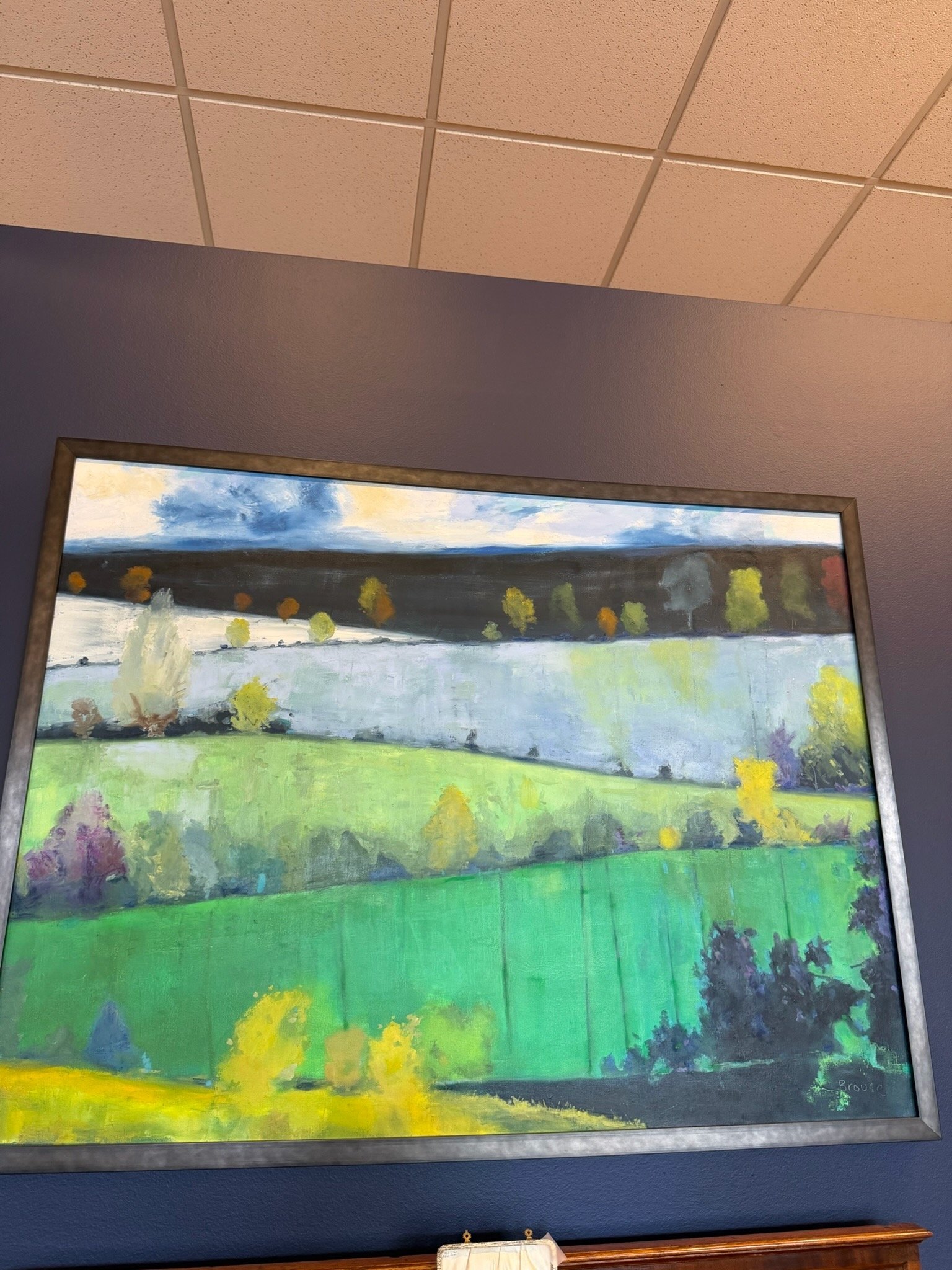 Original, signed Mike Brouse, painting