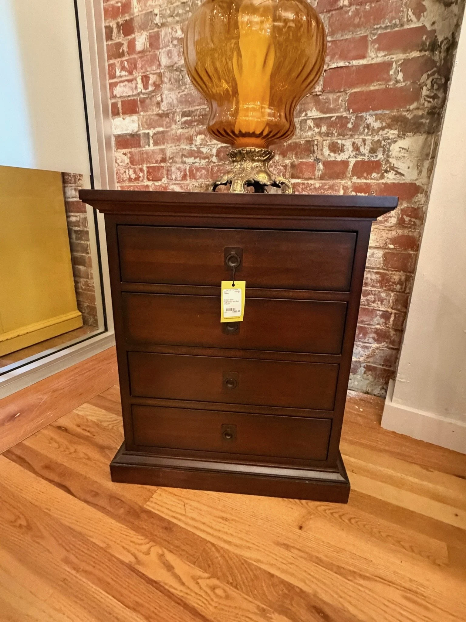 Pottery Barn nightstand 4 drawers