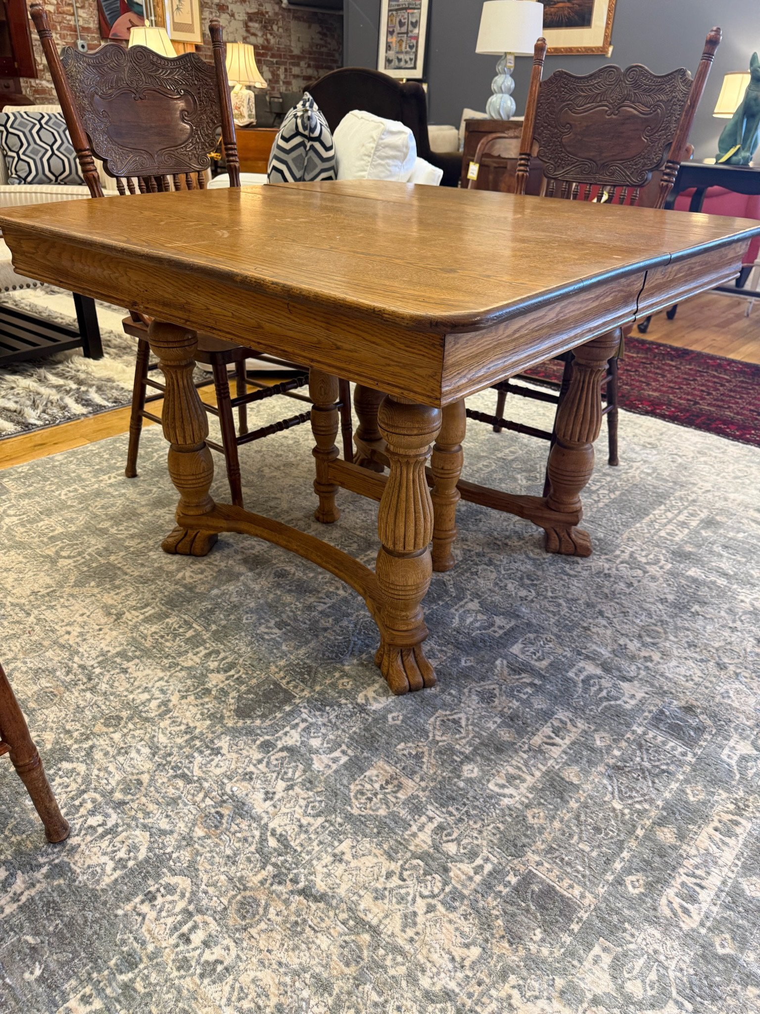 Oak Dining table 42" x 42" 