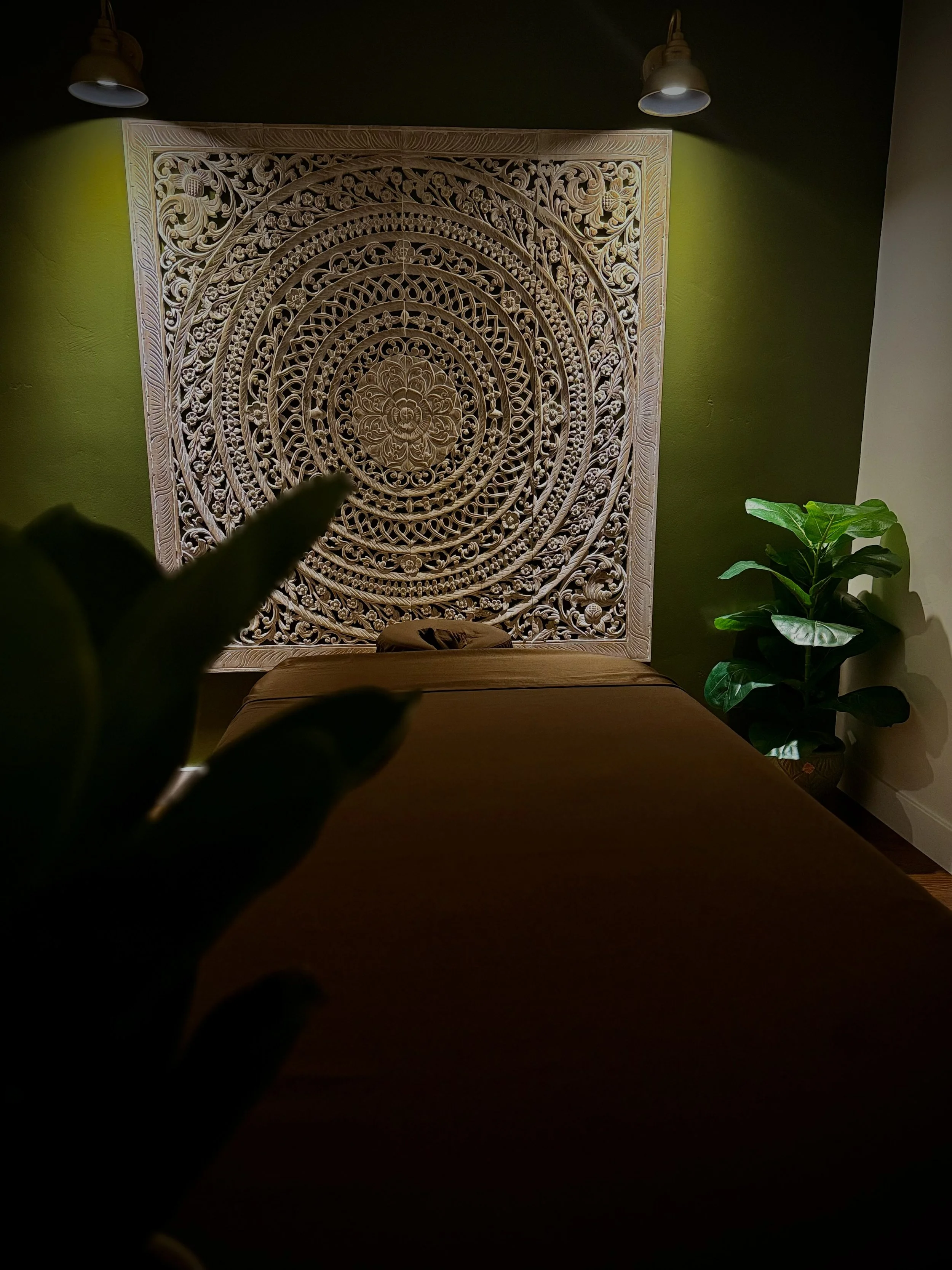 Deep tissue massage service at The Grand Dara Thai Massage, helping guests recover from muscle tightness and long workdays in San Diego.