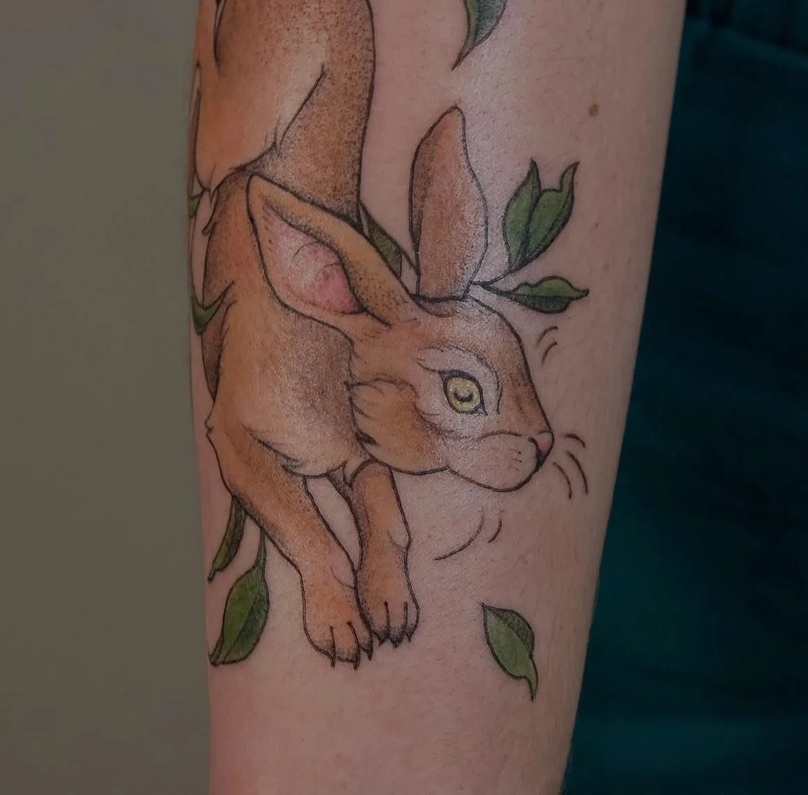 It was a summer of tattoos! Repost from @pauline.tattoo thank you ❤️ I love my bunny!