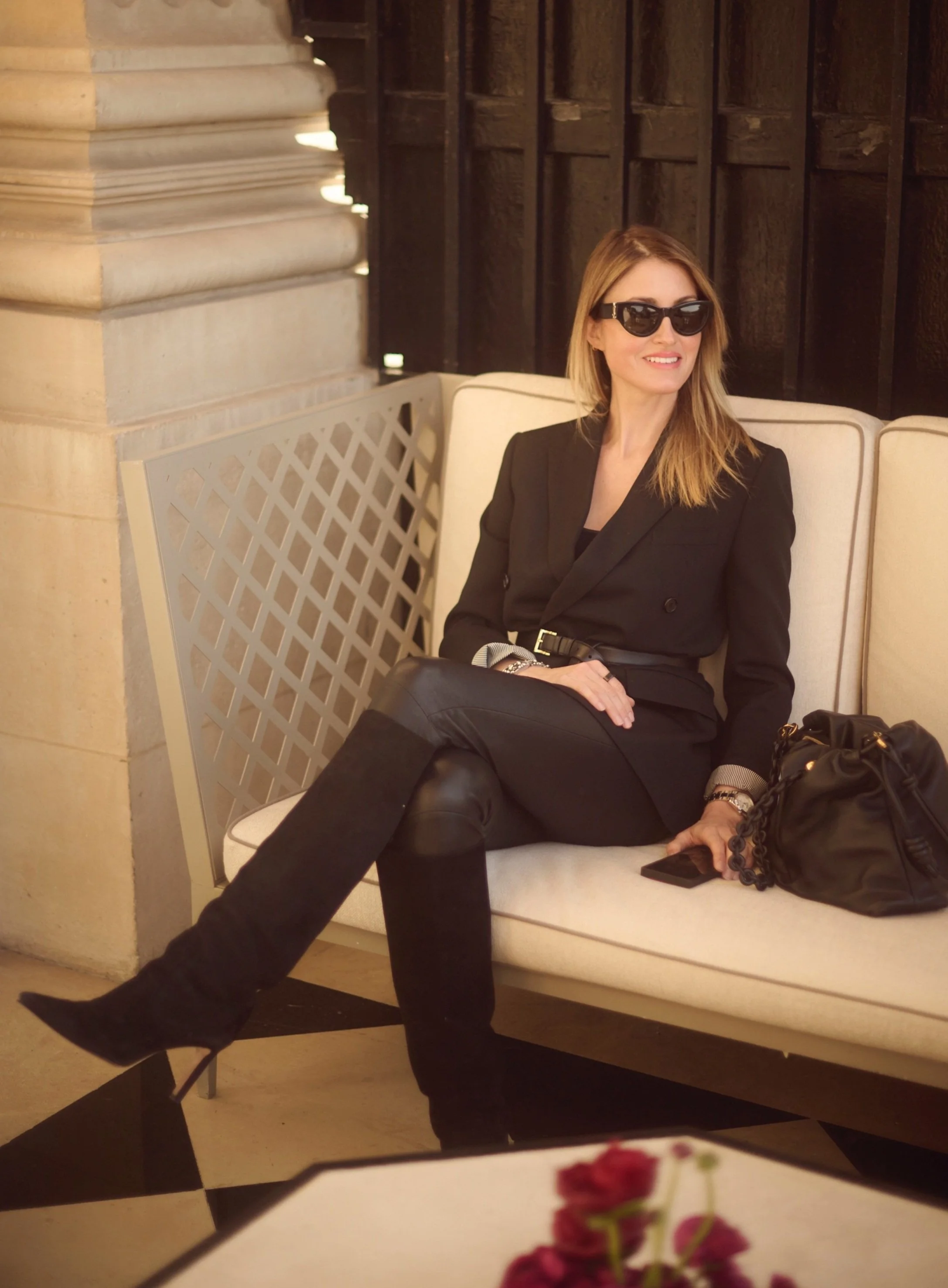 Agatha Luczo attending a PFW event