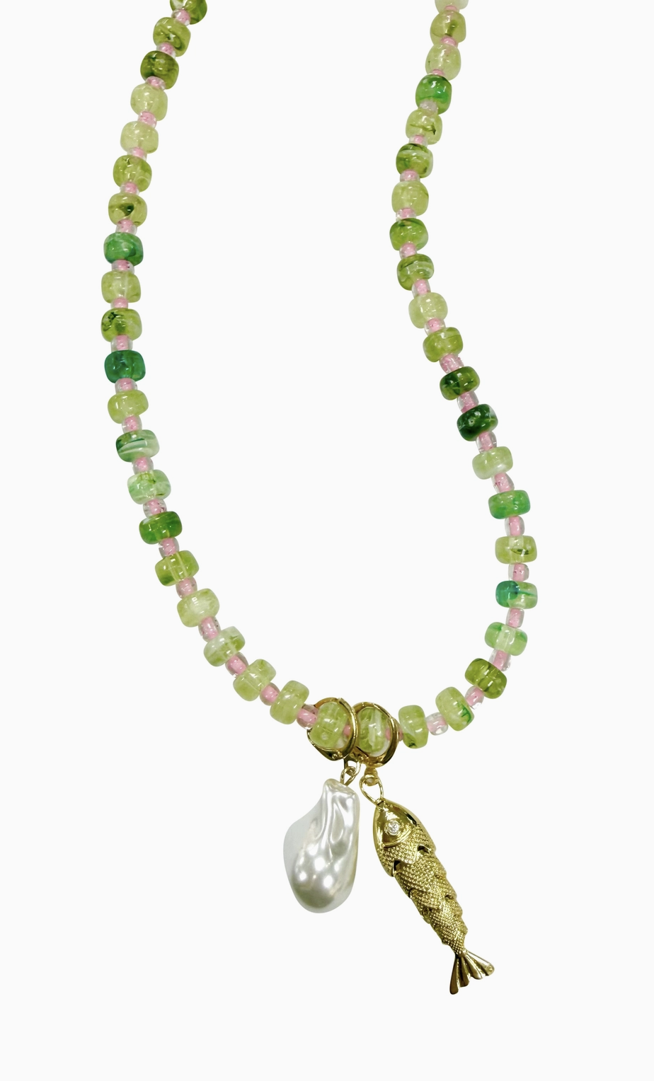 lucky fish necklace