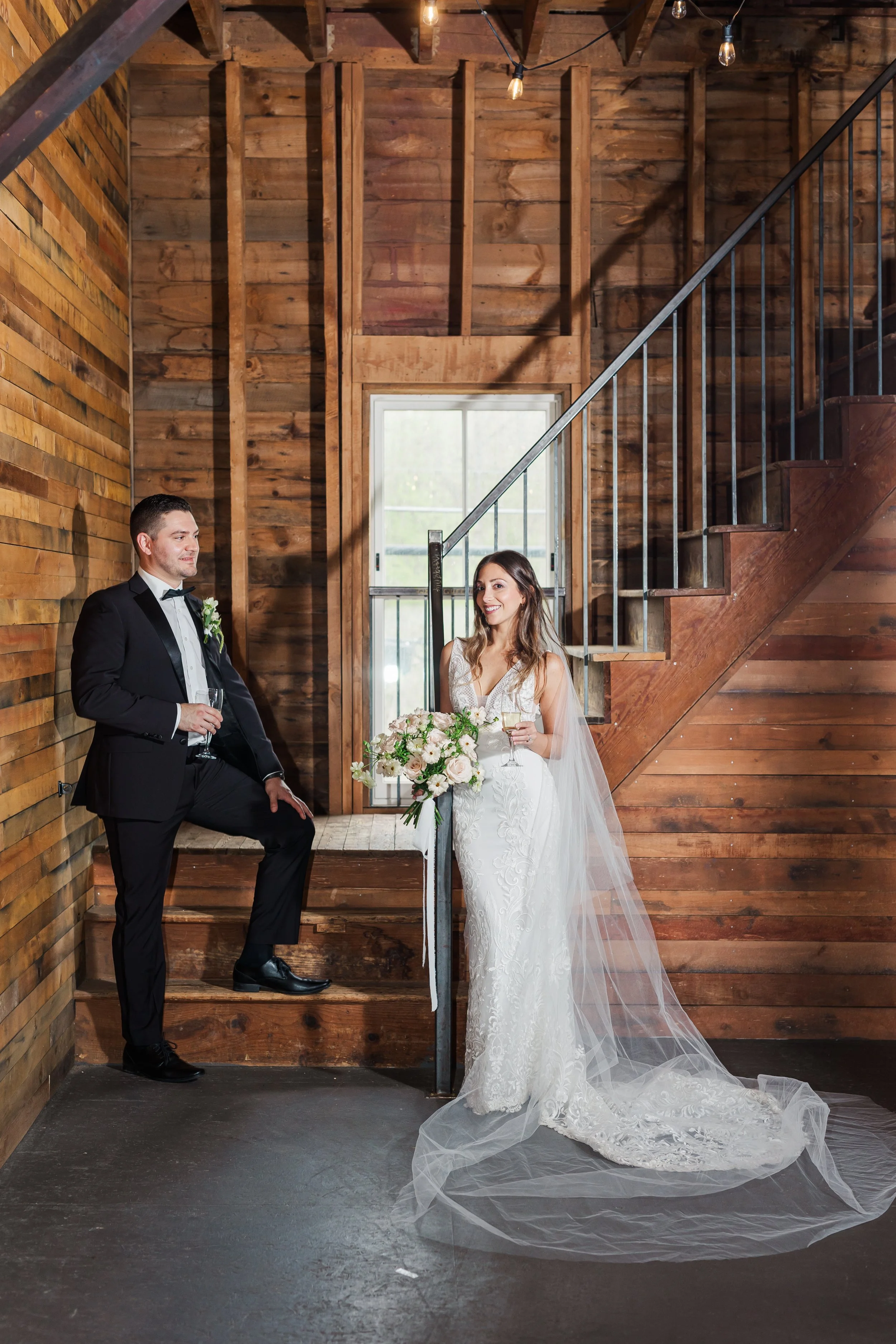 Defiance Hall Wedding Stair 