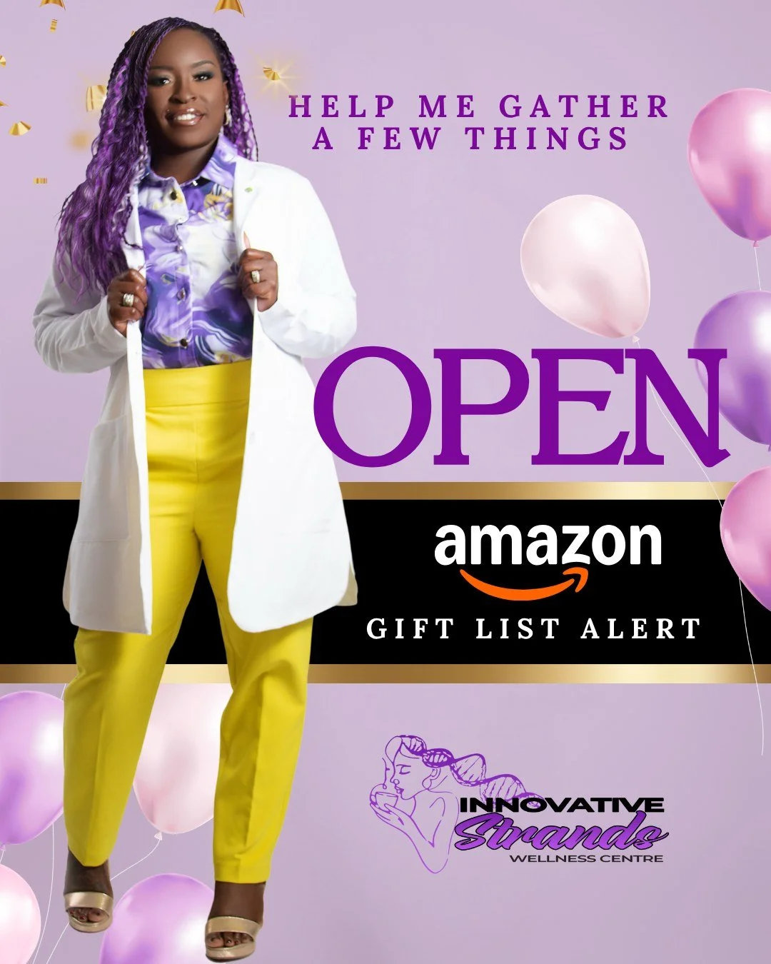Innovative Strands Wellness Centre is  opened (at least on paper)  and I am elated to introduce something that as been in the making for over 5 years! Please help me gather a few extra things that are needed along the way! Thank you again for all you