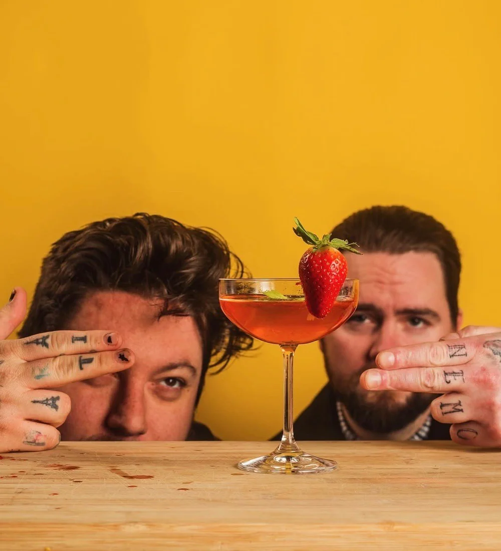 Cocktails and appetizers