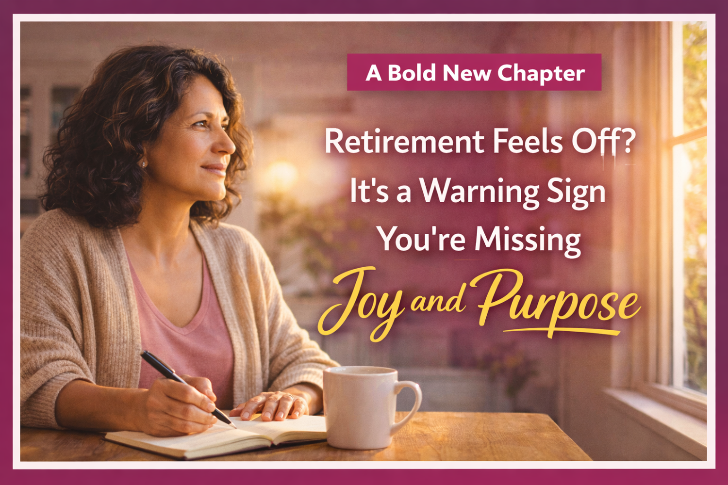 How to Feel More Joy and Purpose in Retirement — Without Reinventing Yourself